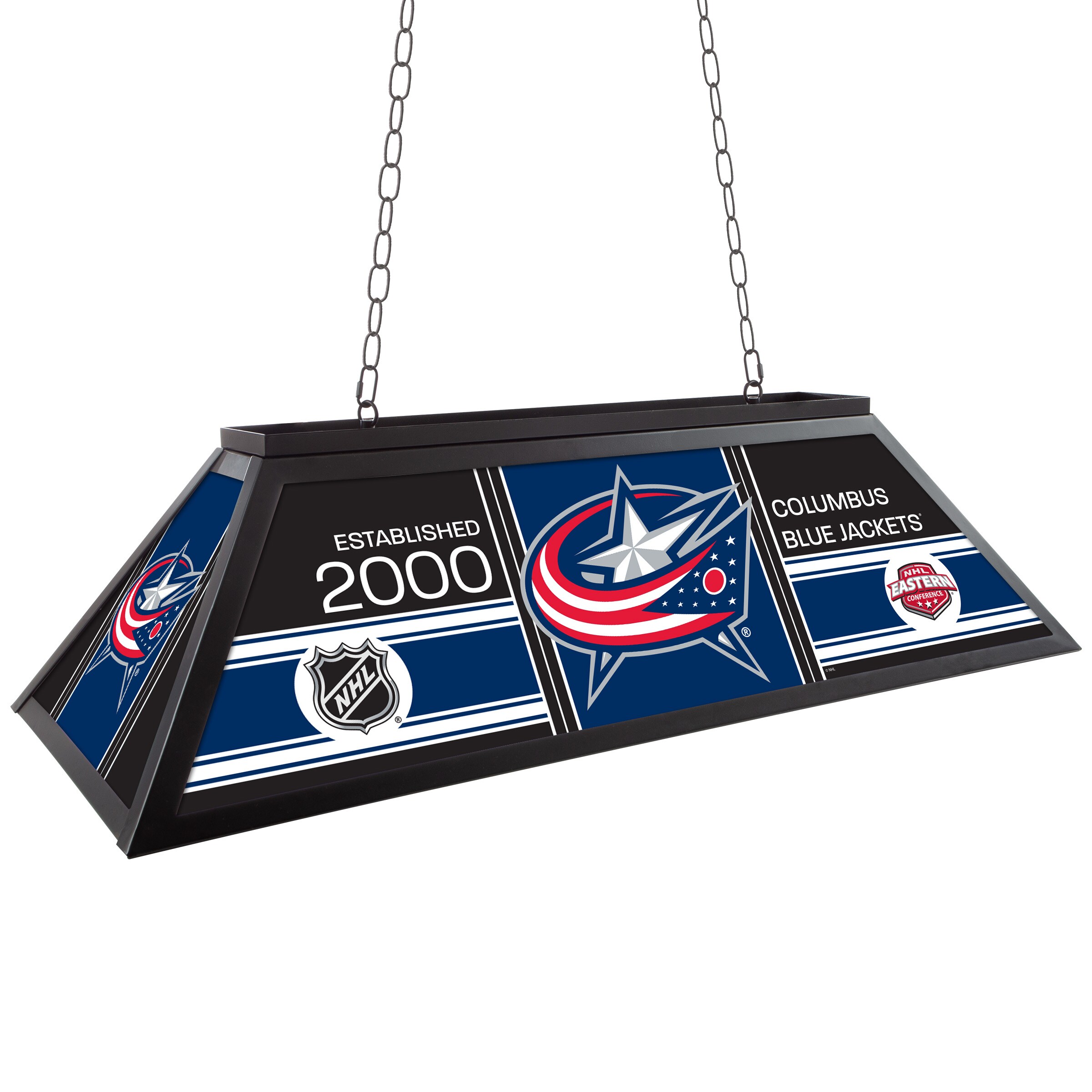Trademark Gameroom NHL4400-CBJ-PCH Matte Black Incandescent Medium base (E-26) Pool Table Lighting