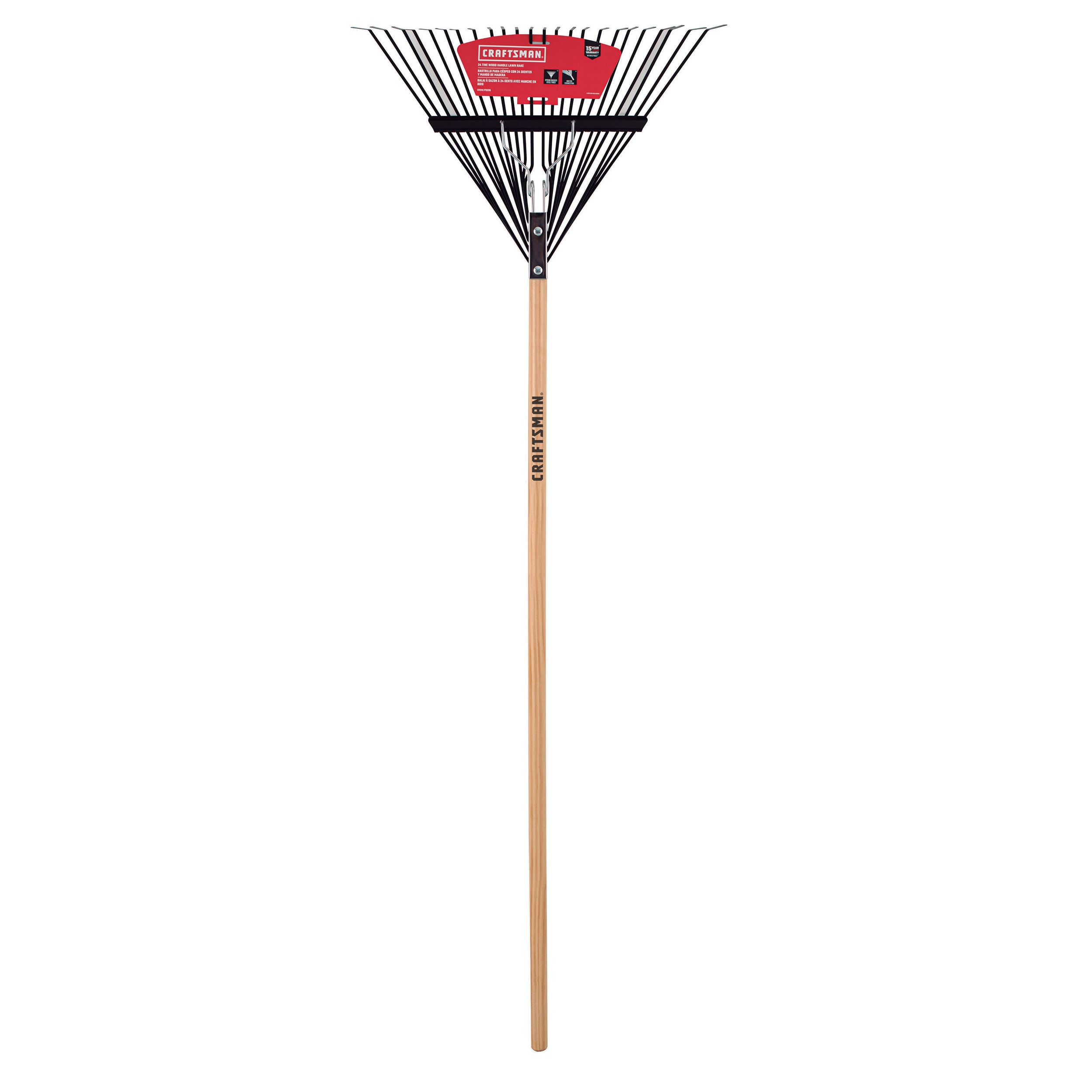 Rake with store 5-Foot Wood Handle