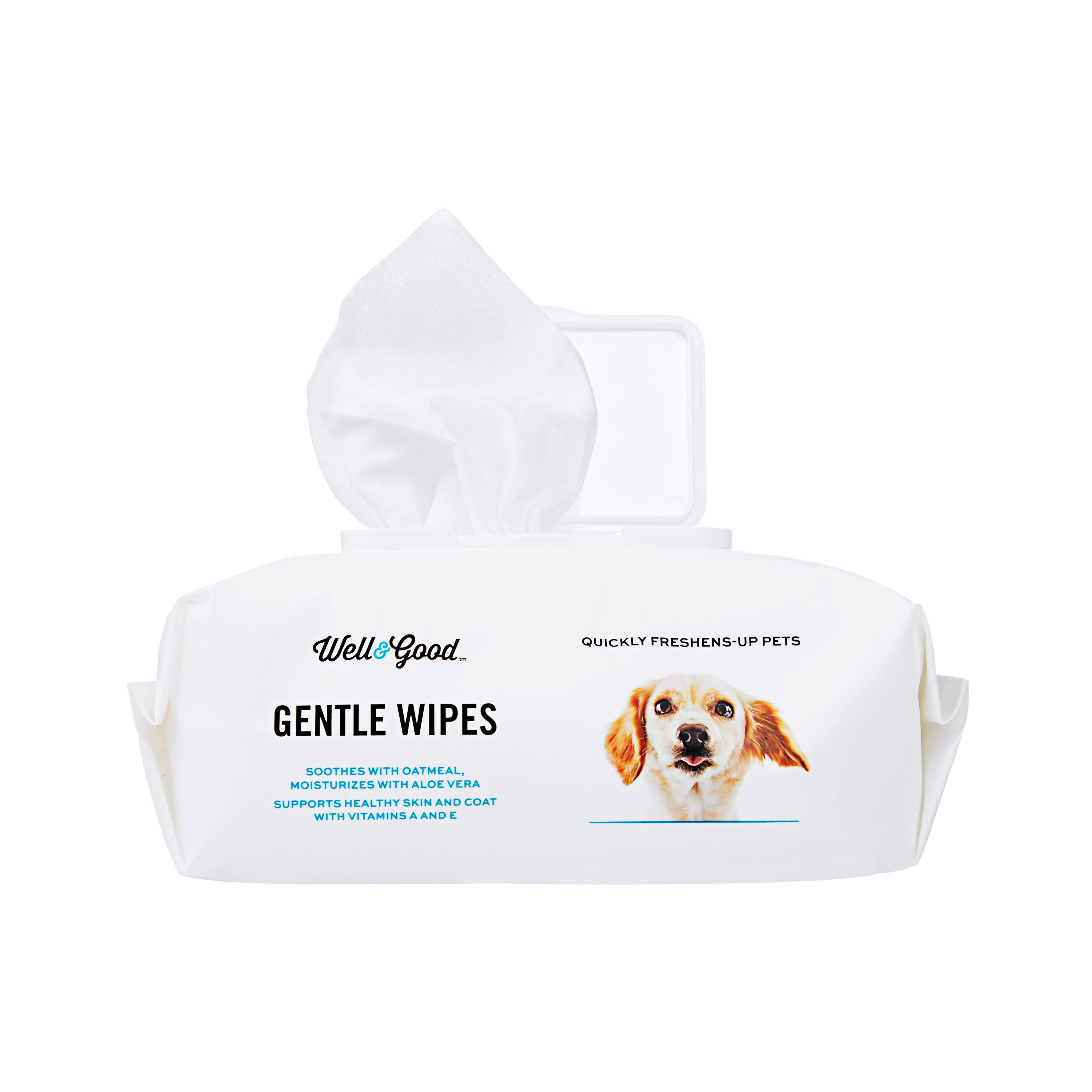 Well Good Gentle Puppy Grooming Wipes for Odor Control Quick