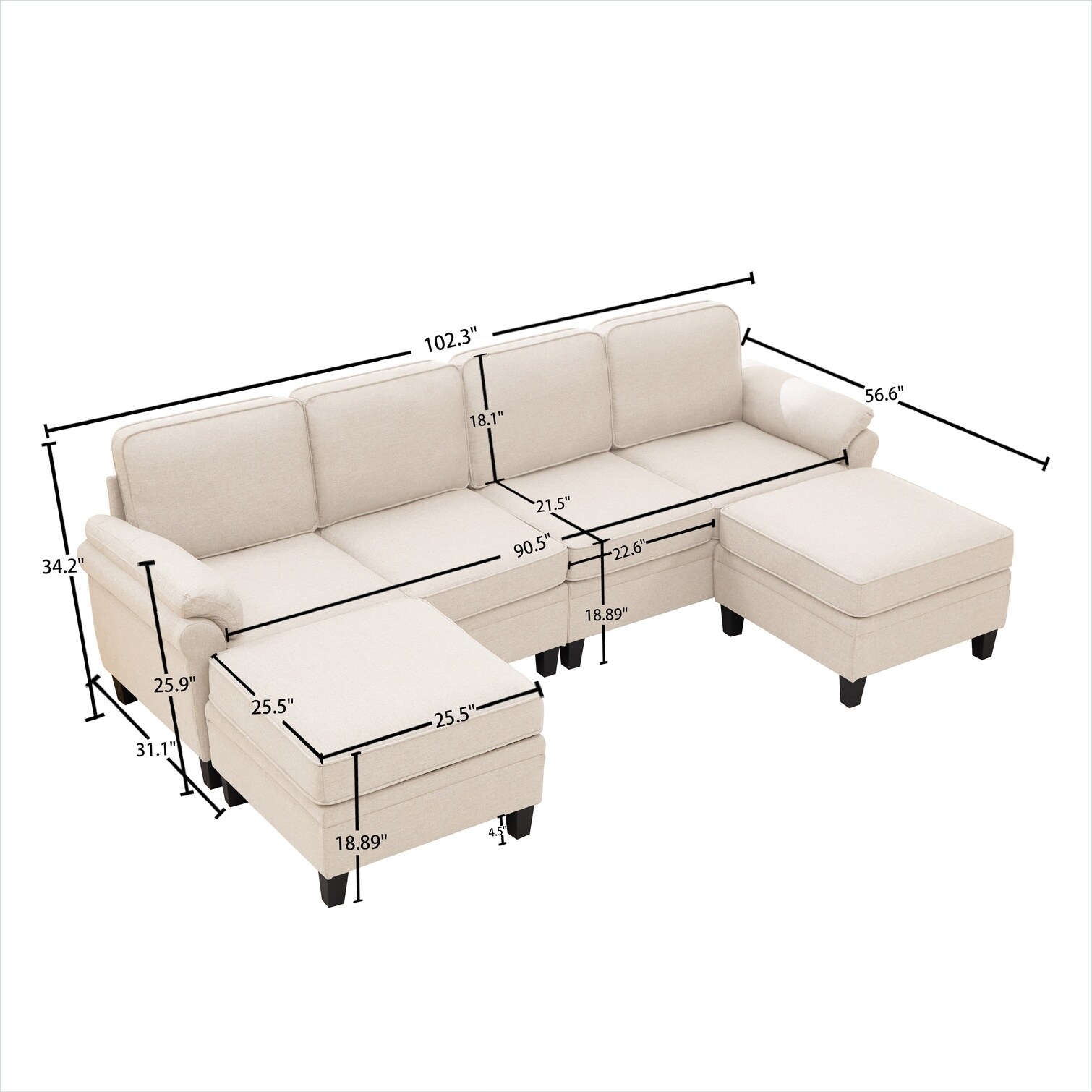Naturefalls P6YP1O98ME2G Sofas-Loveseats - View #3