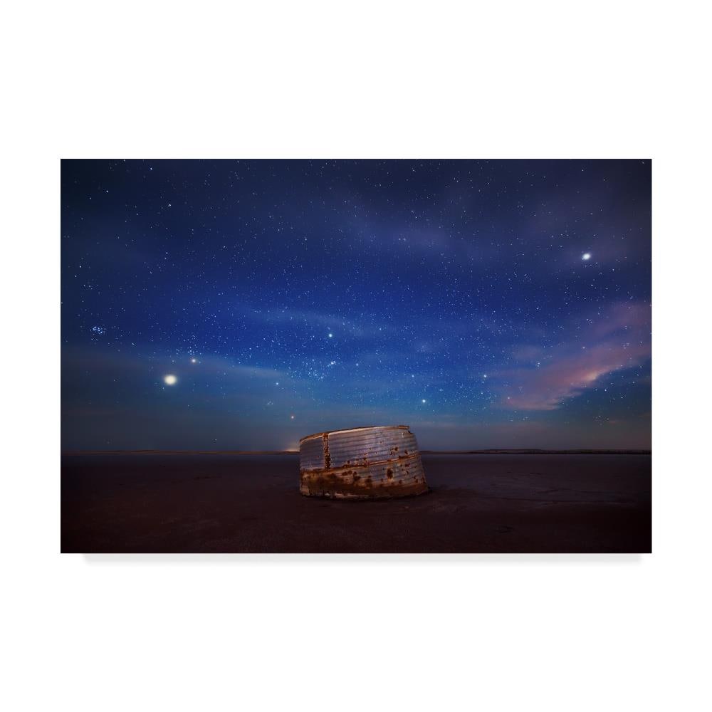 Trademark Fine Art ALI29632-C3047GG Framed 30-Inches H x 47-Inches W Landscape Canvas Print