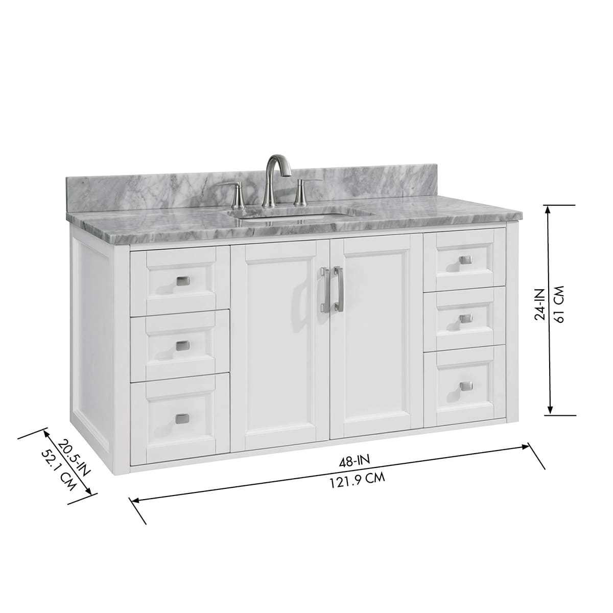 allen + roth 1315VA-48-201 Bath-Vanity-Combo - View #8