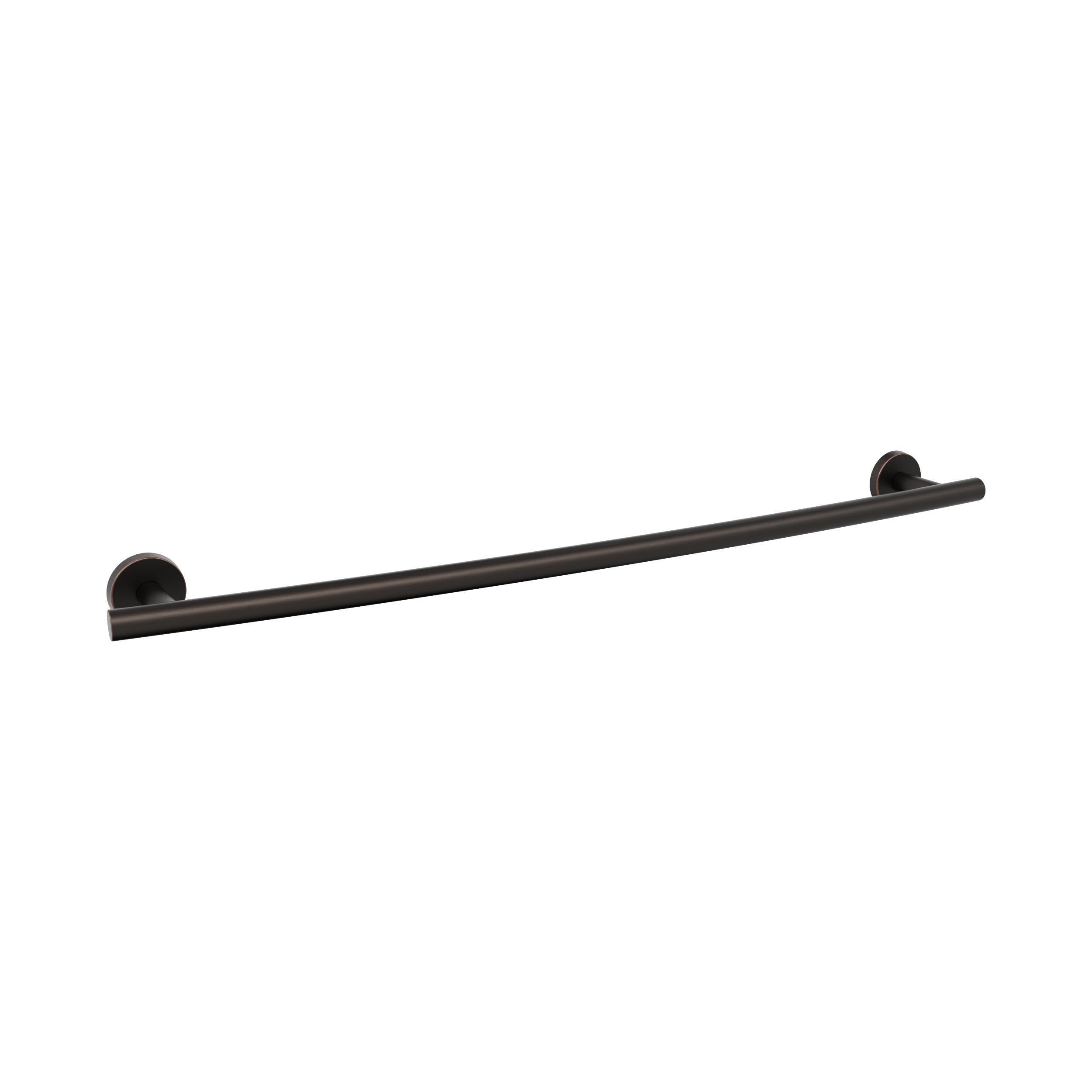 Amerock BH26544ORB Arrondi 24-in Oil Rubbed Bronze Wall mount Single Towel Bar