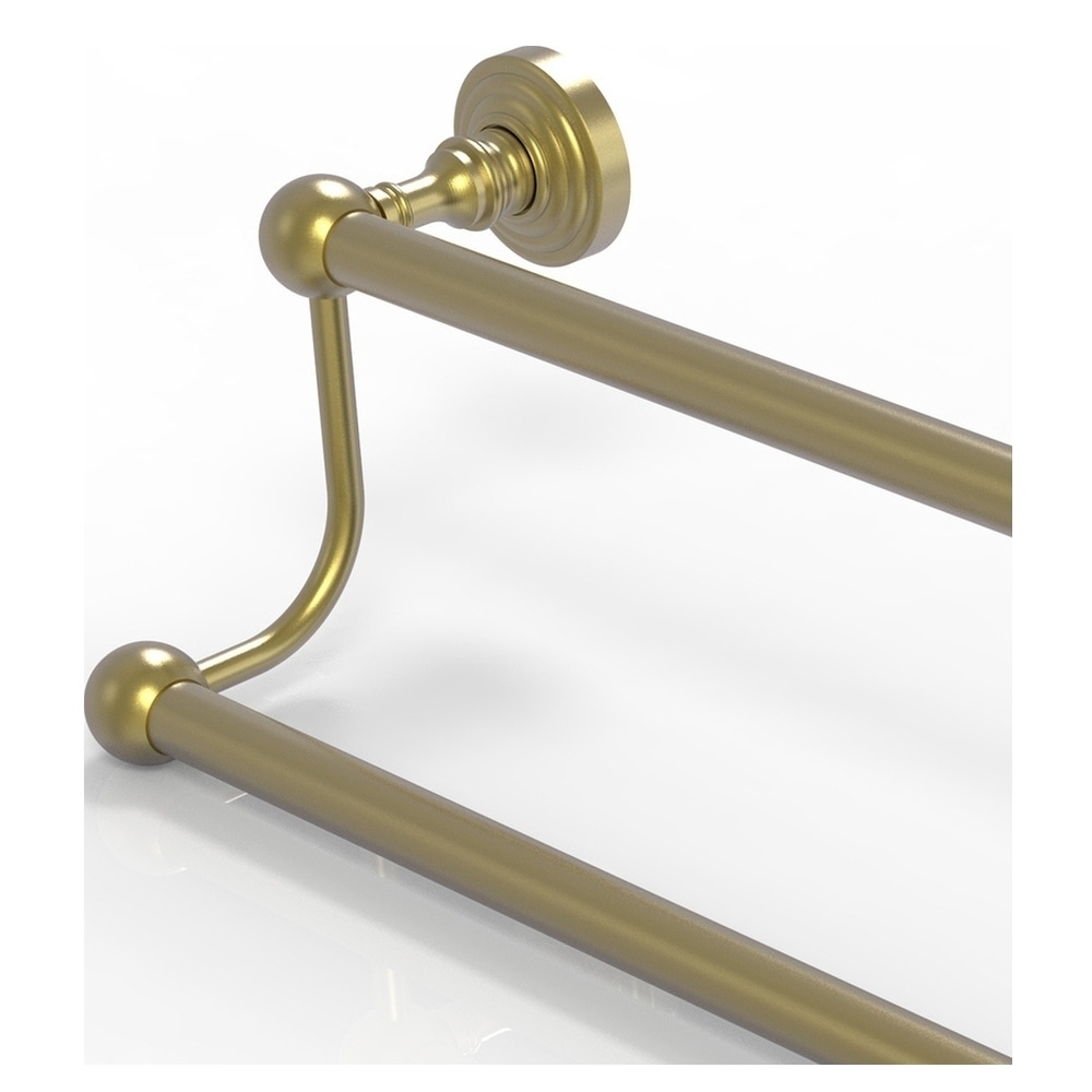 Allied Brass Waverly Place 30-in double Satin Brass Wall Mount