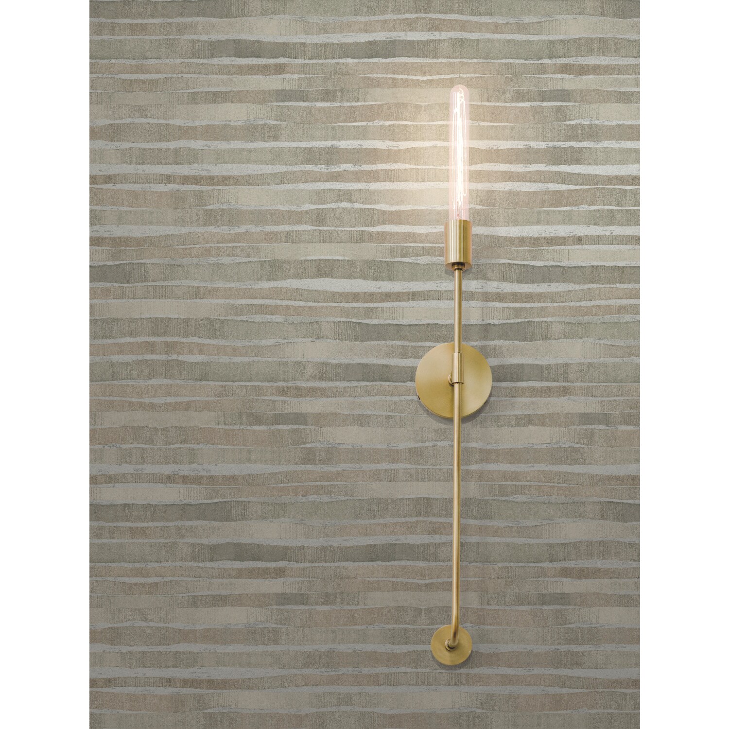 York Wallcoverings KT2184 Ronald Redding 24 Karat 60.8-Sq. Feet Brown Non-woven Abstract Unpasted Wallpaper
