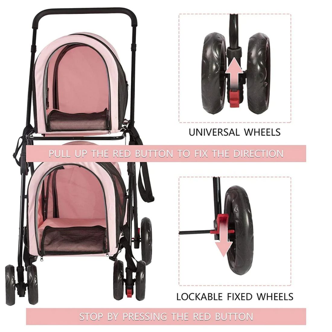 Siavonce XH5S7W2 Pet-Strollers - View #4