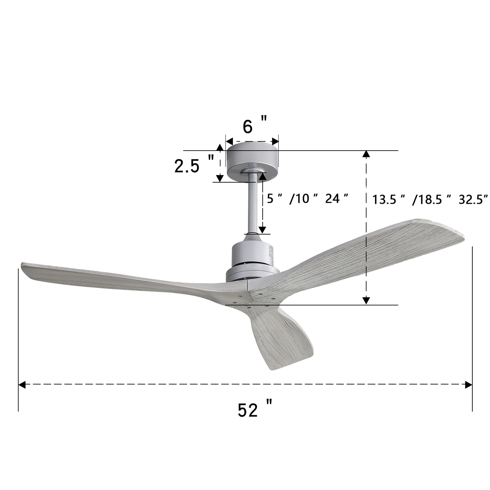Bybafun YA8200022 Ceiling-Fans - View #3