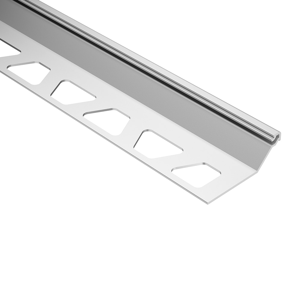 Schluter Systems FSQ125AE Finec-SQ 0.5-in W x 98.5-in L Satin anodized aluminum Aluminum Square edge Tile Edge Trim