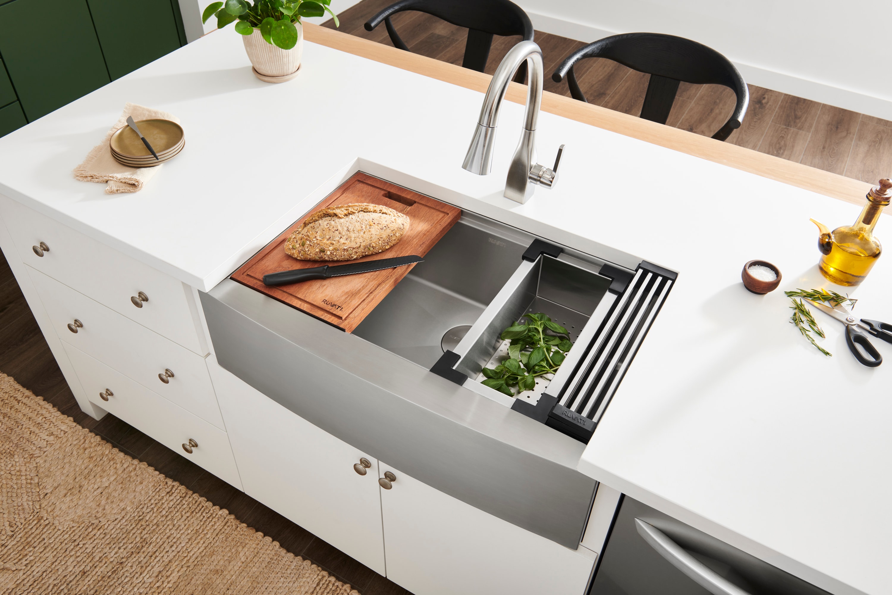 Ruvati RVH9100 Kitchen-Sinks - View #4