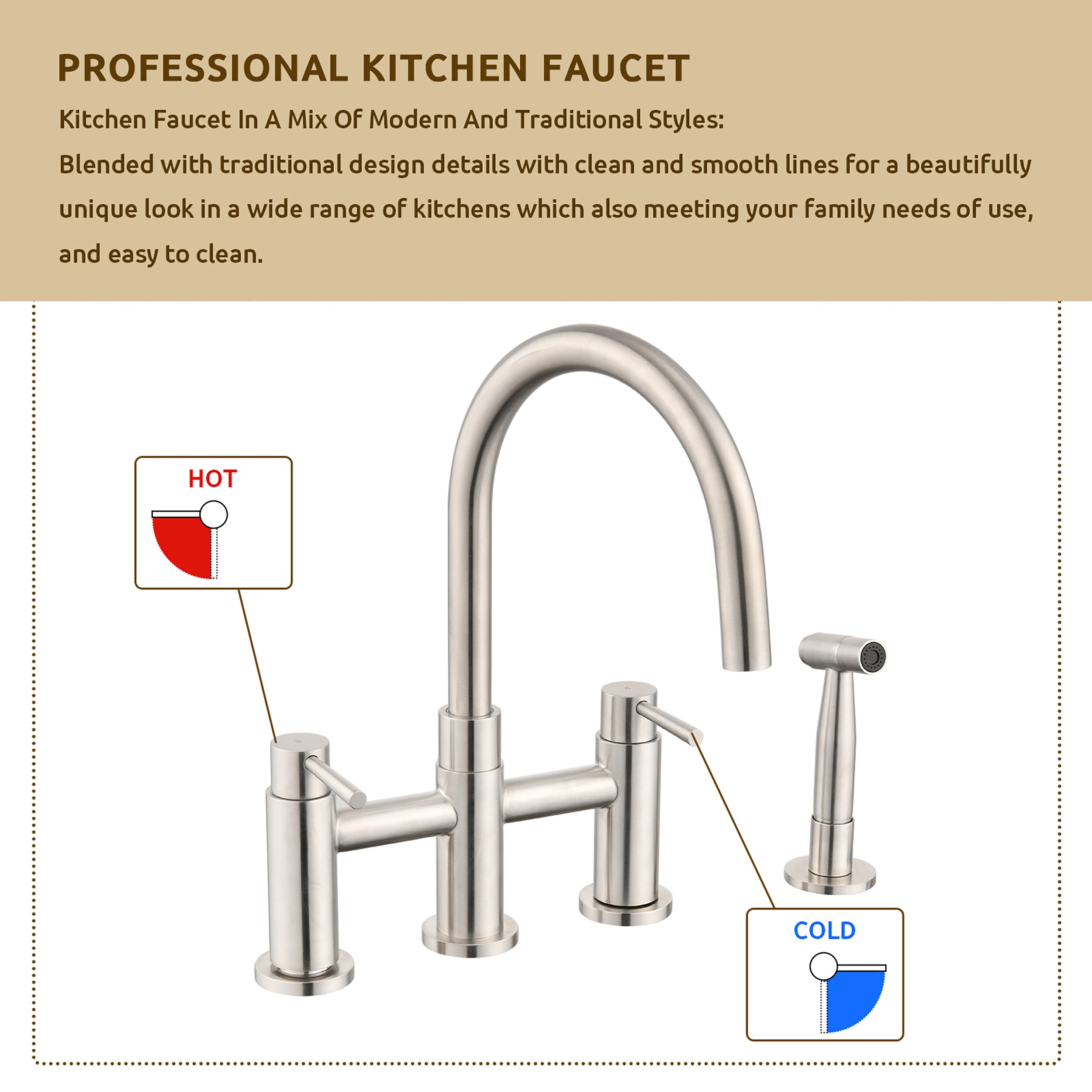 CASAINC CASA02GP14NS Kitchen-Faucets - View #12