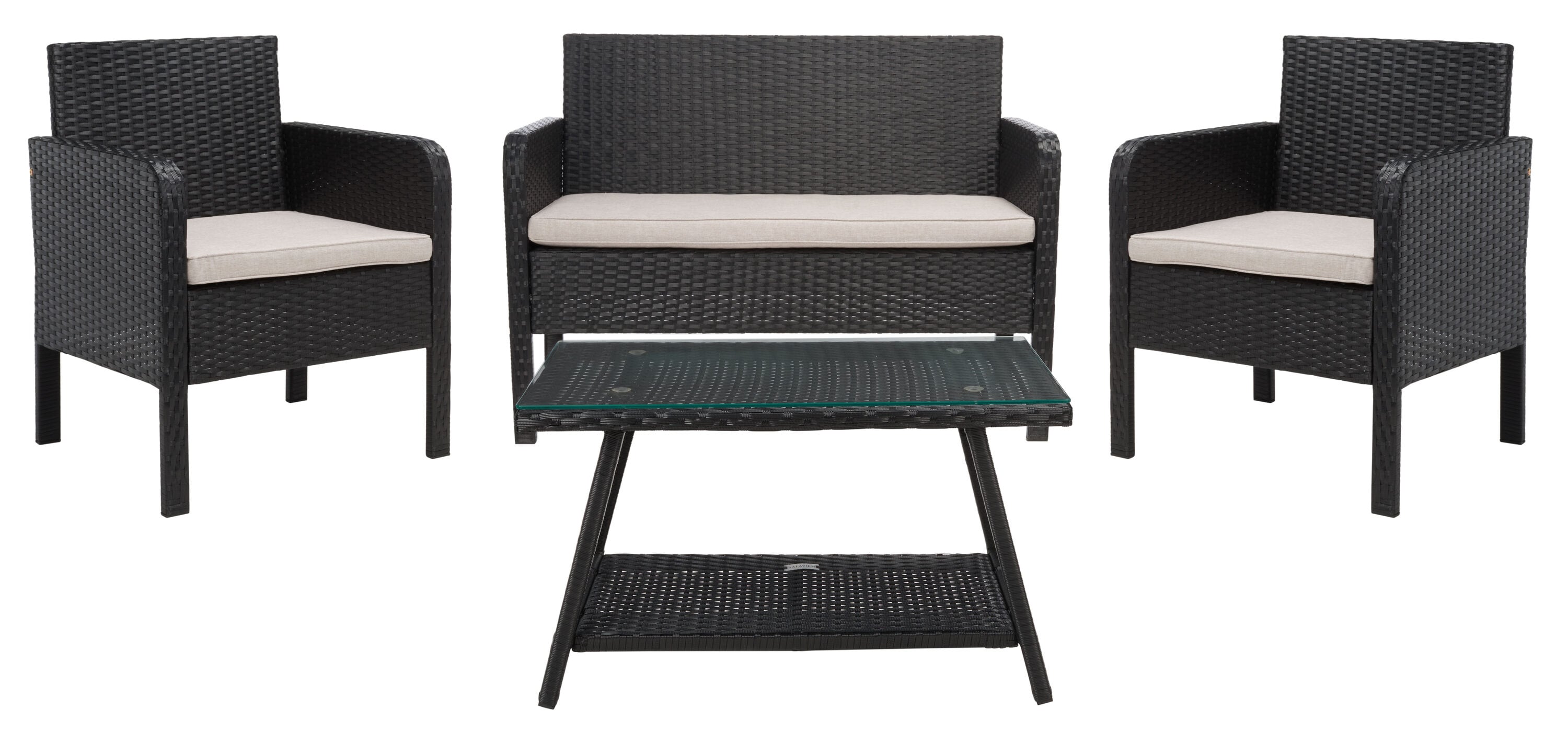 Safavieh PAT7505E Patio-Conversation-Sets - View #2