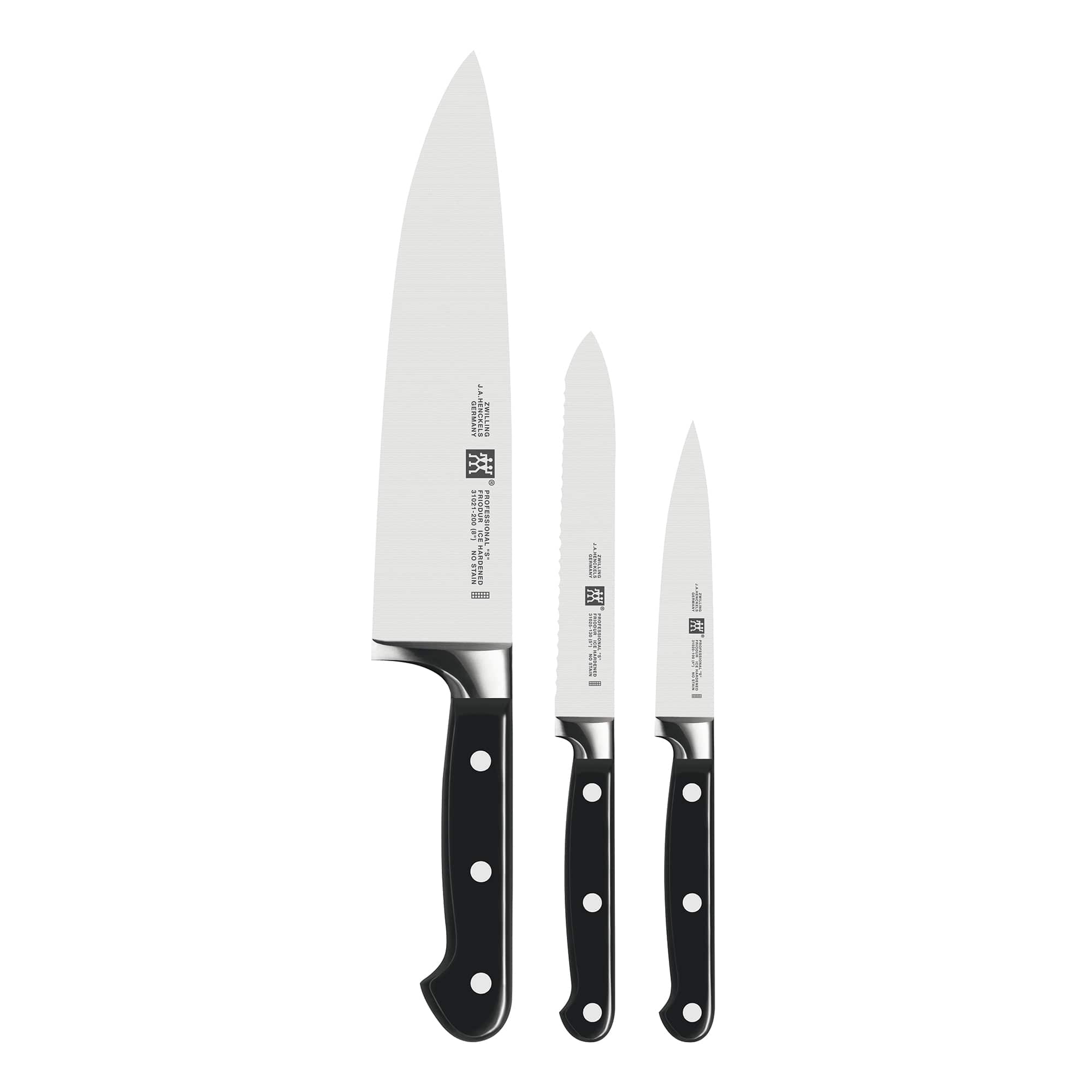  Professional S 3pc Starter Knife Set