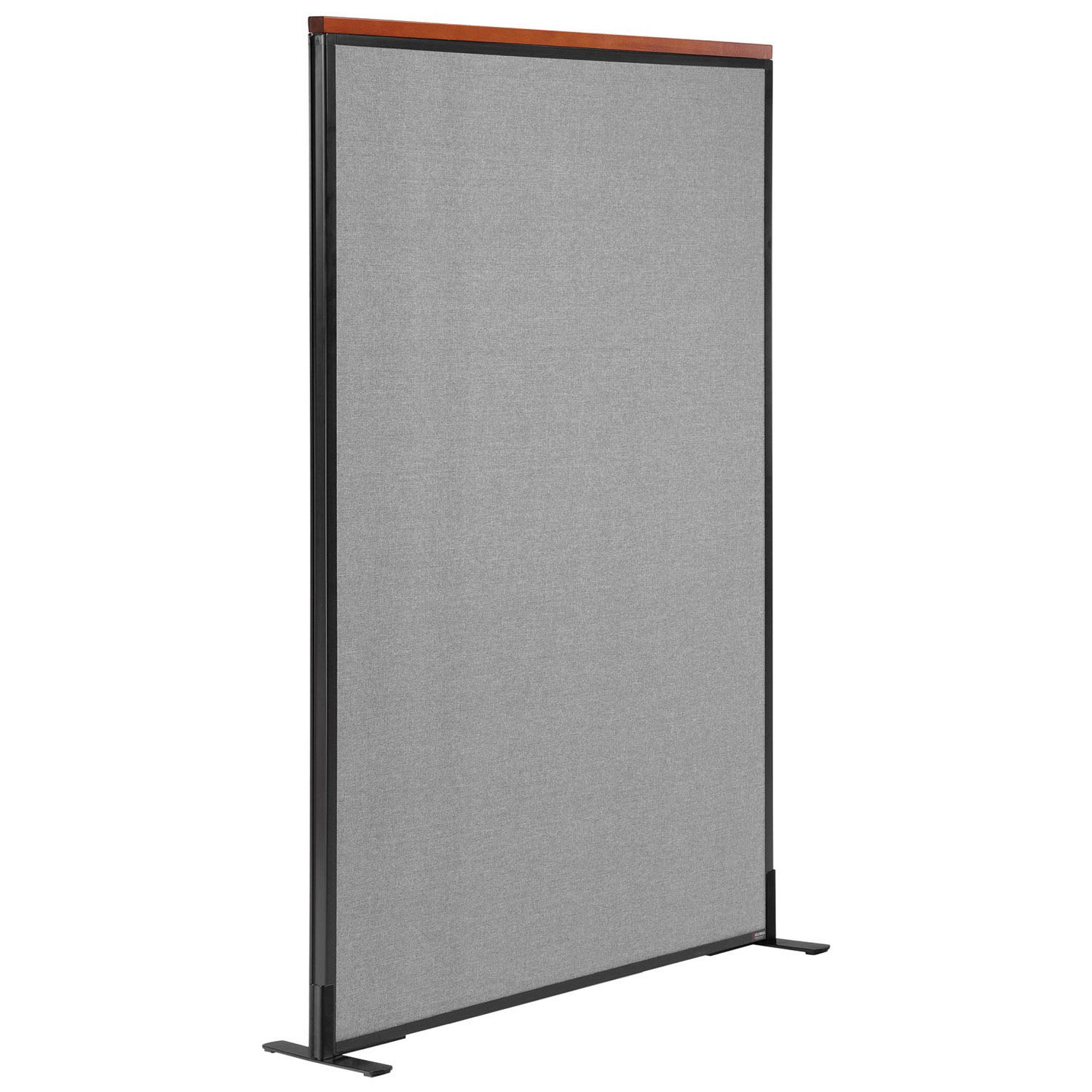 Global Industrial 694847FGY 36-14-inW x 61-12-inH Deluxe Freestanding Office Partition Panel Gray