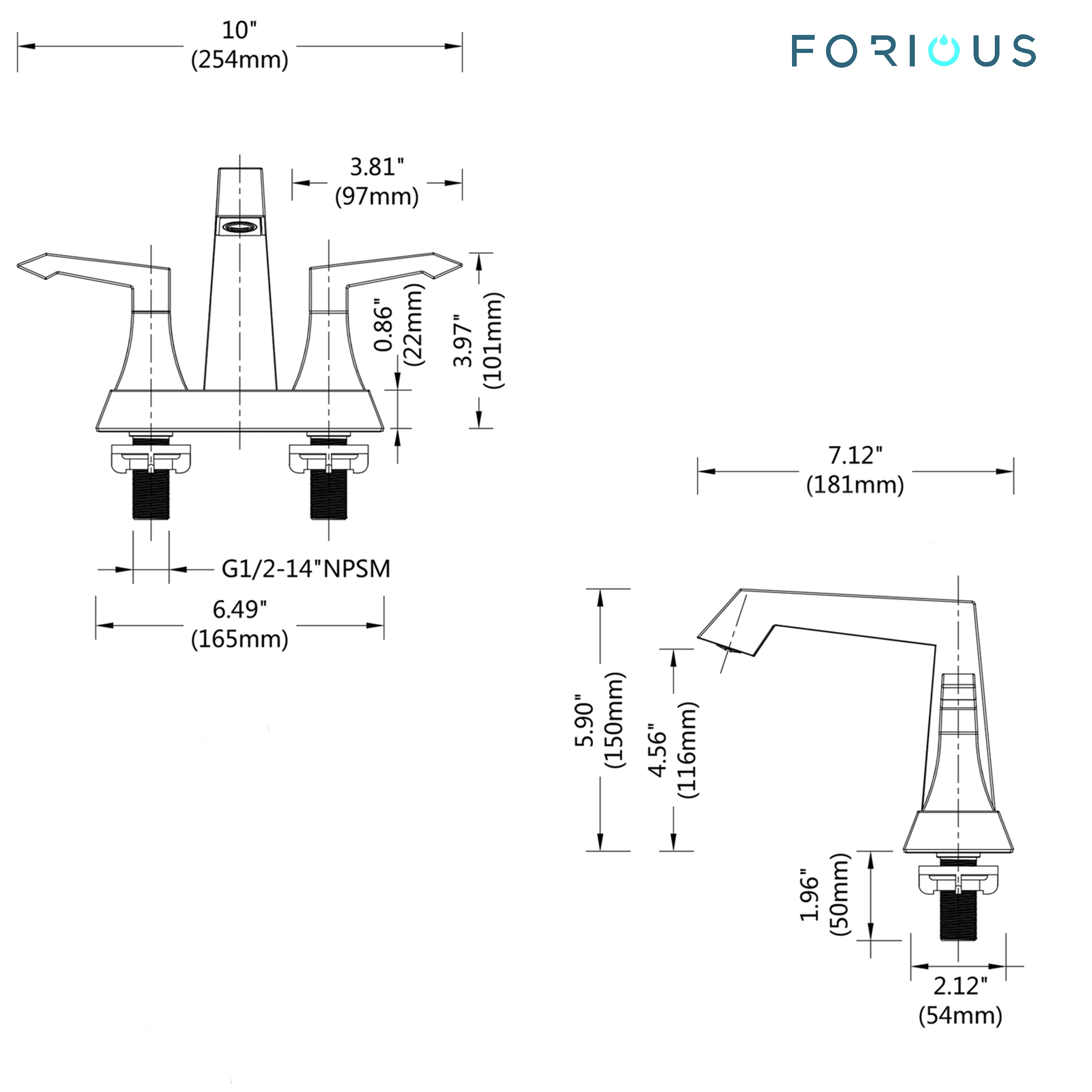FORIOUS LL03582B-F Lavatory-Faucets - View #5