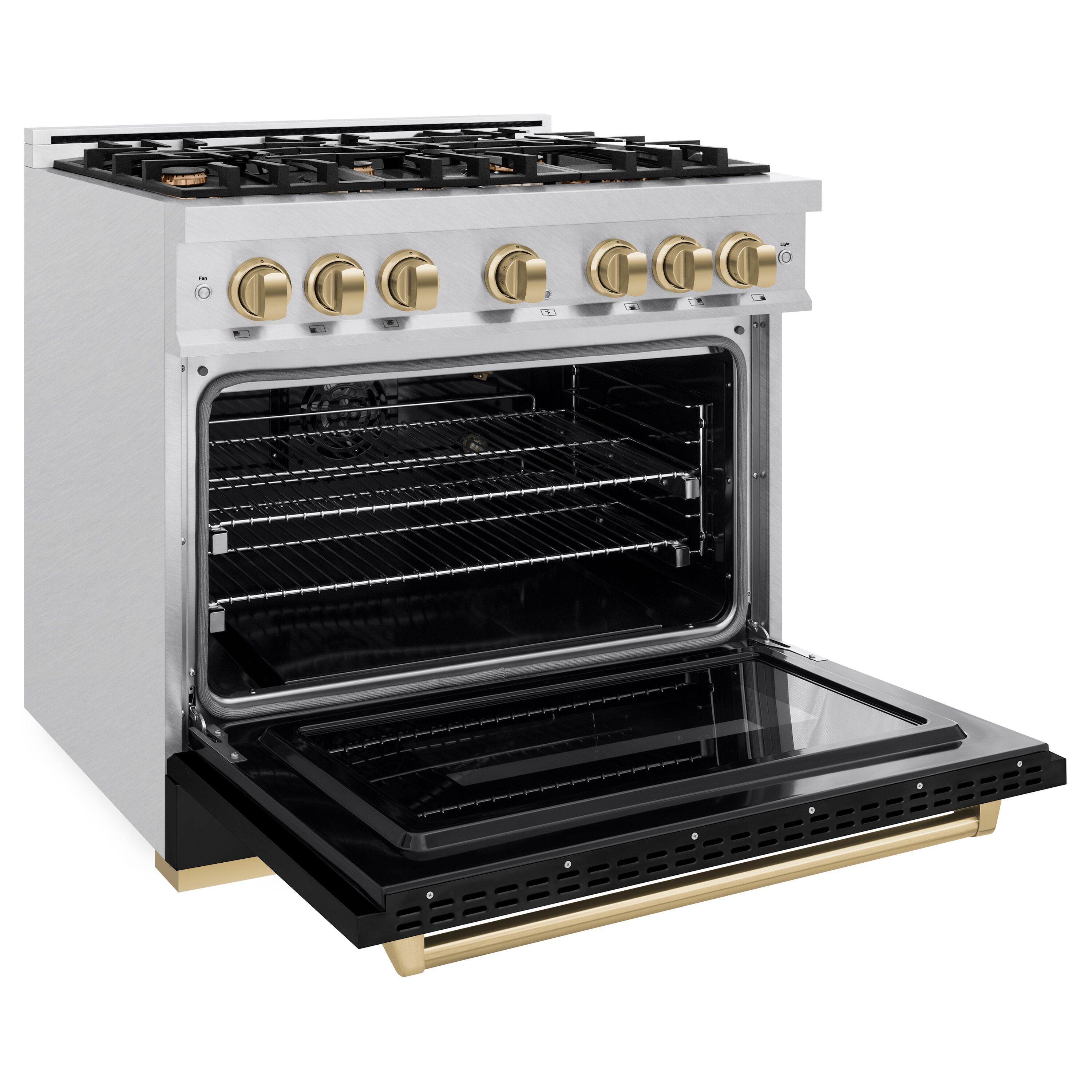 ZLINE KITCHEN & BATH CGRSZ-BLM-36-CB Freestanding-Gas-Ranges - View #6