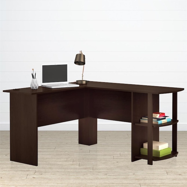 L Shaped Desk In The Desks, Small Desk With Side Shelves