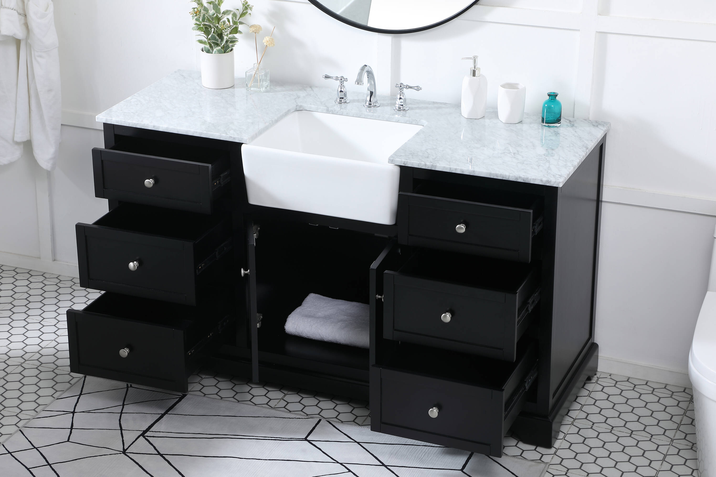 Elegant Decor HF180780BK Bath-Vanity-Combo - View #4