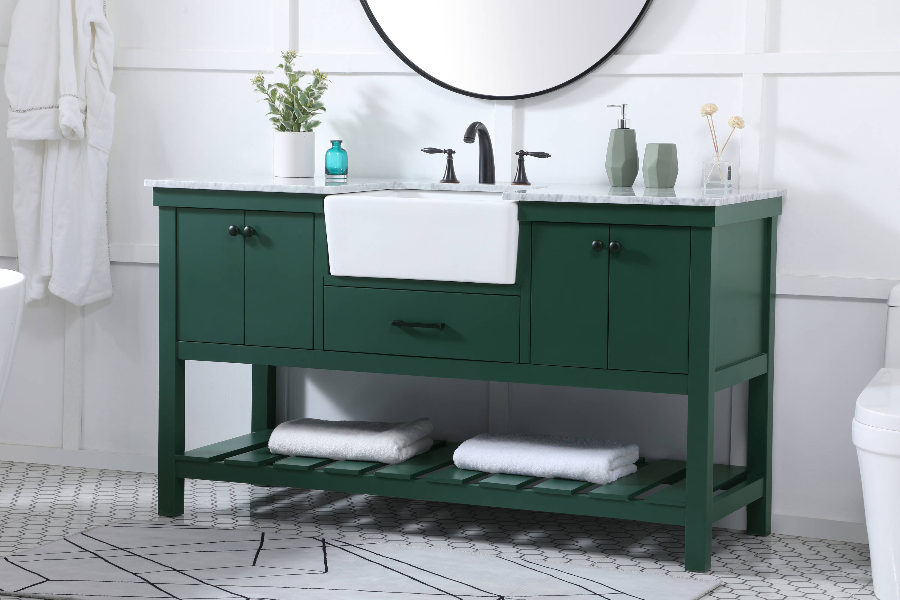 Elegant Decor HF180480GN Bath-Vanity-Combo - View #3
