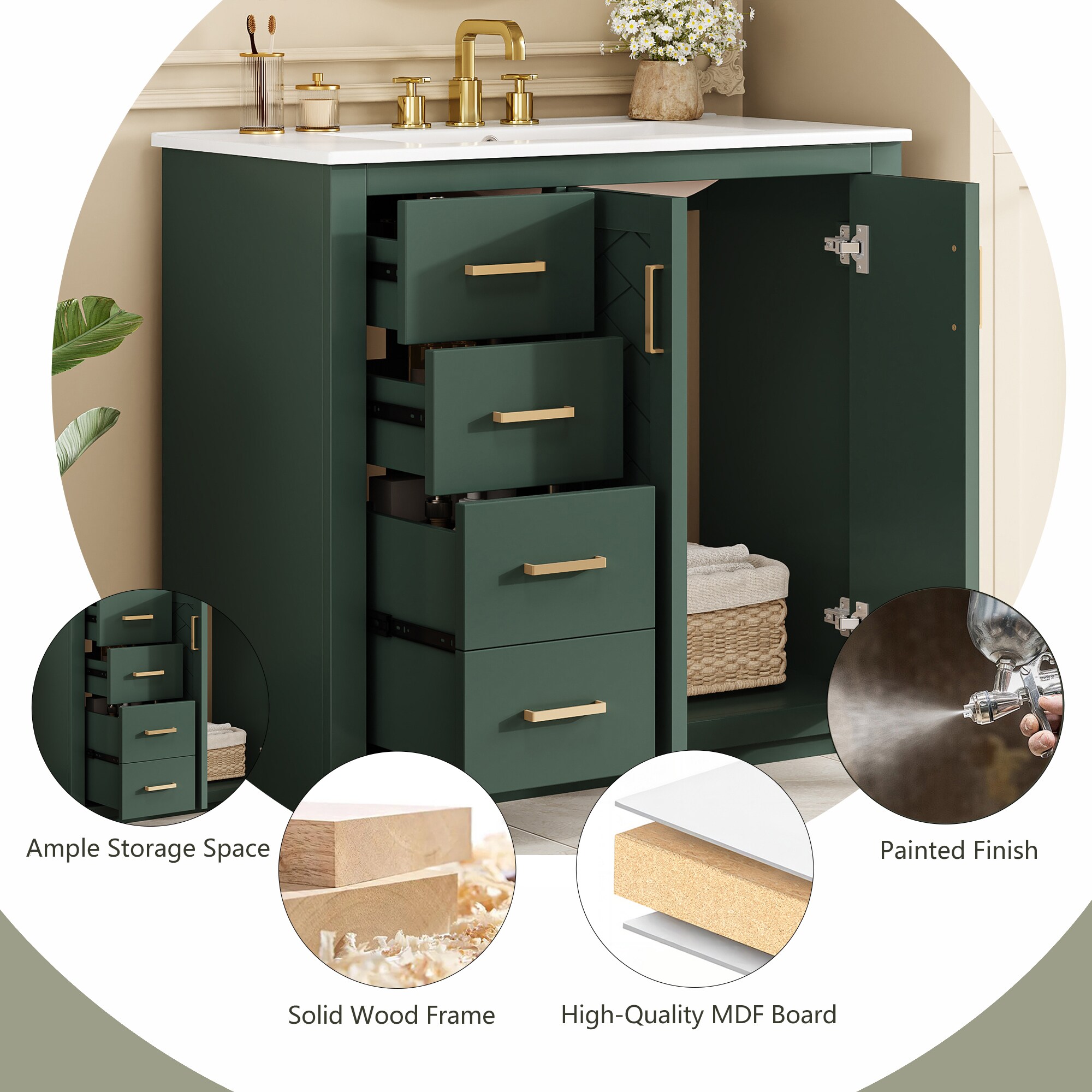 Tatayosi RY-P291684F Bath-Vanity-Combo - View #7