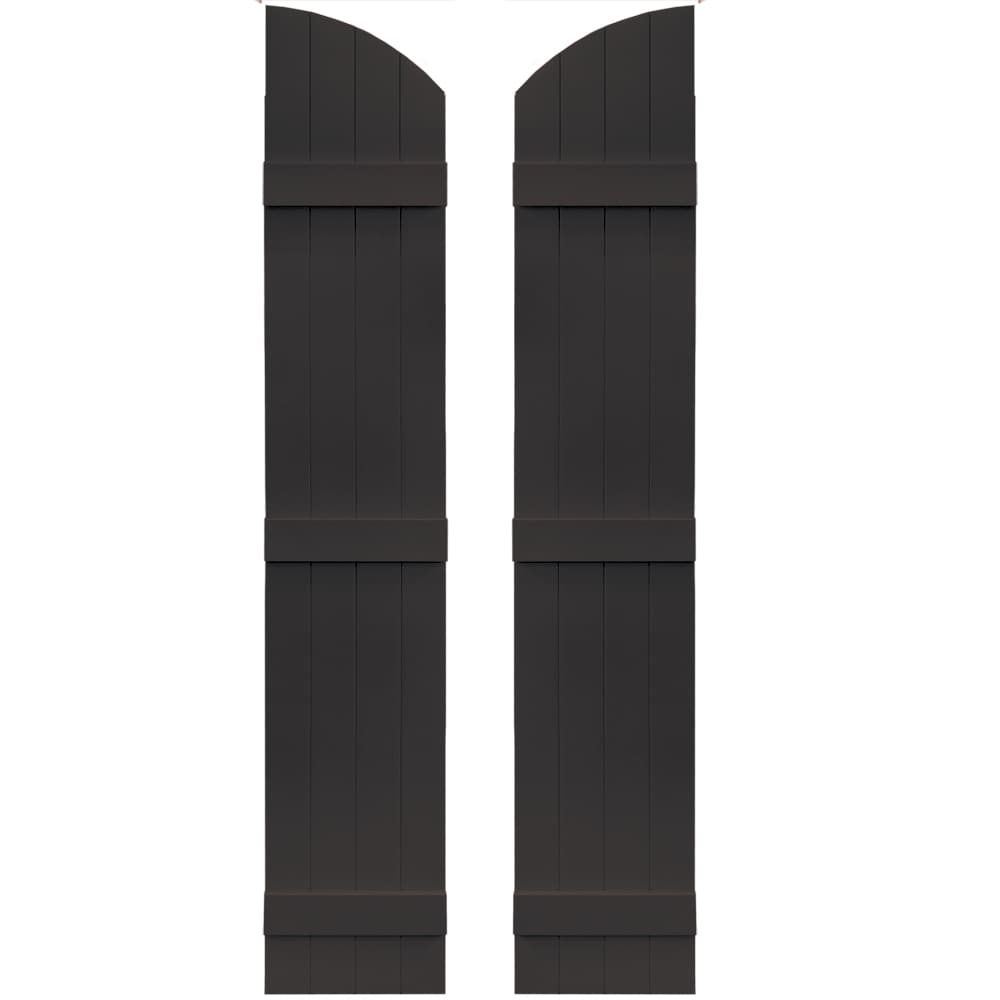 Vantage V5931473010 13.875-in W x 73-in H Musket Brown Board and batten Exterior Shutters ( 1 -Pack )