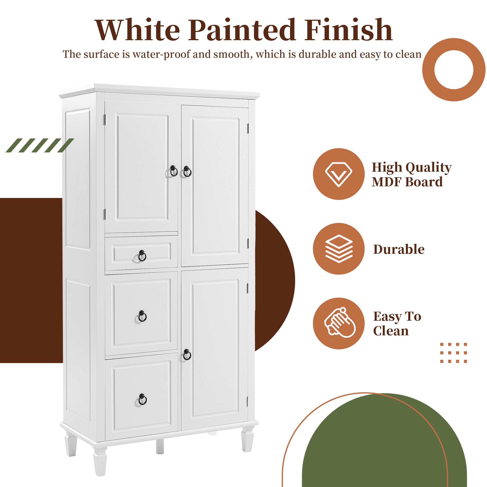 GDFStudio 329770 Bathroom-Wall-Cabinets - View #4