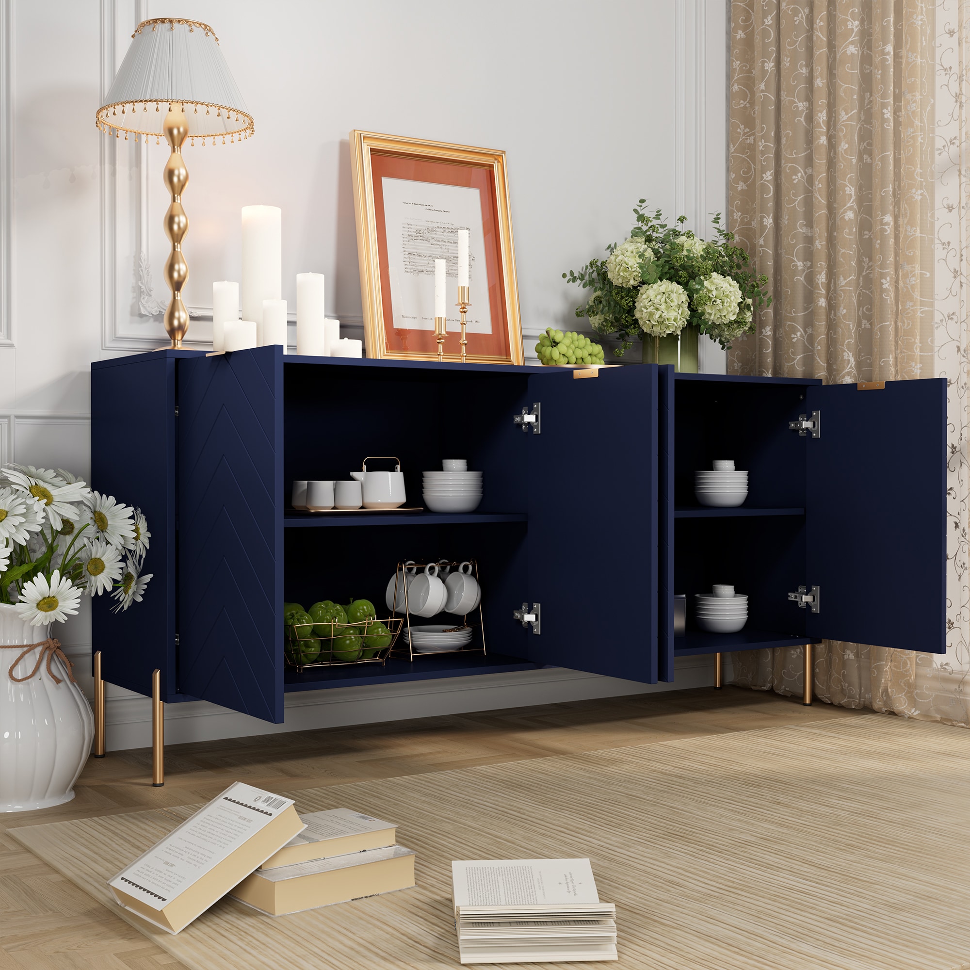 Clihome CL-CJ4M-BL Utility-Storage-Cabinets - View #6