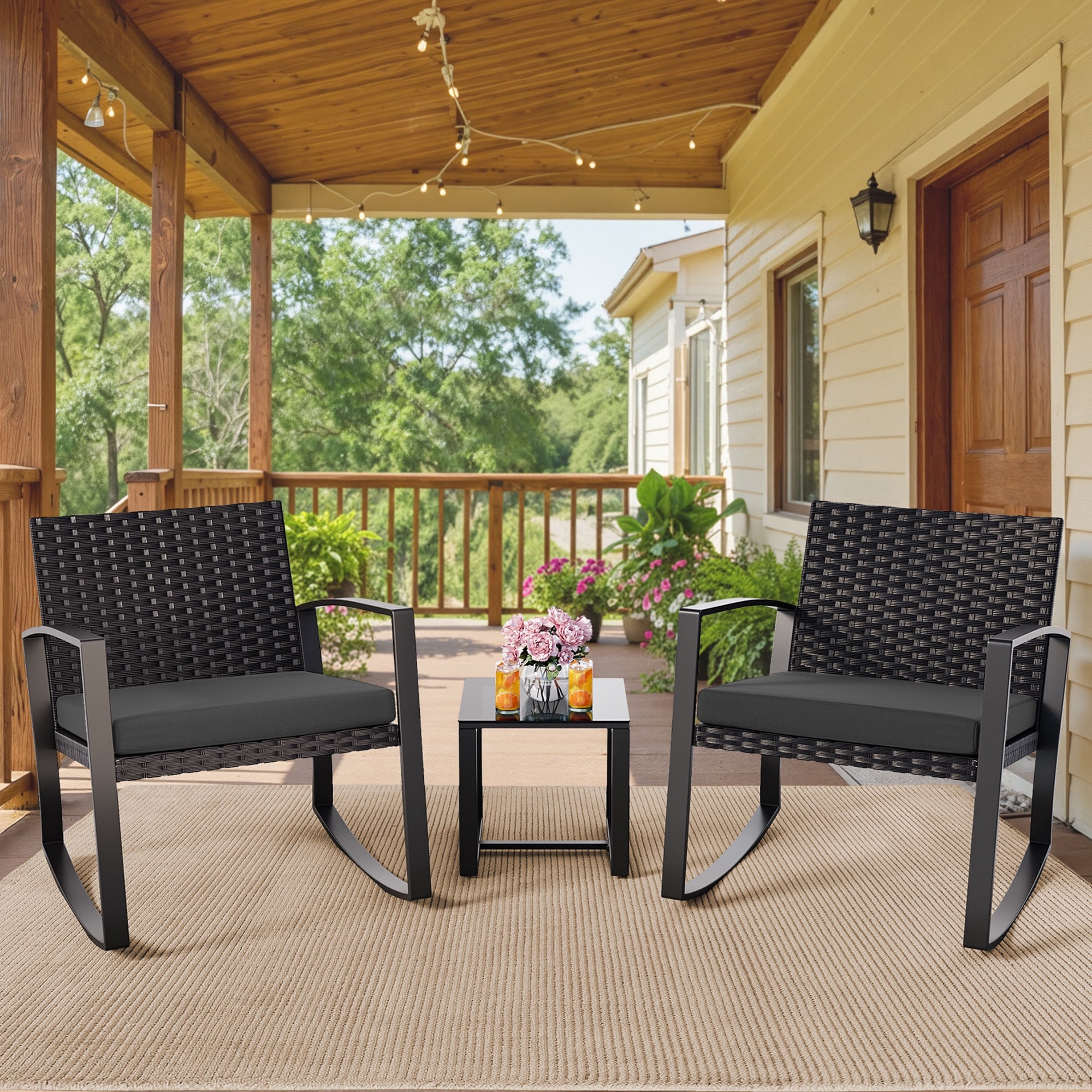 Lofka WR210-BK Patio-Conversation-Sets - View #3