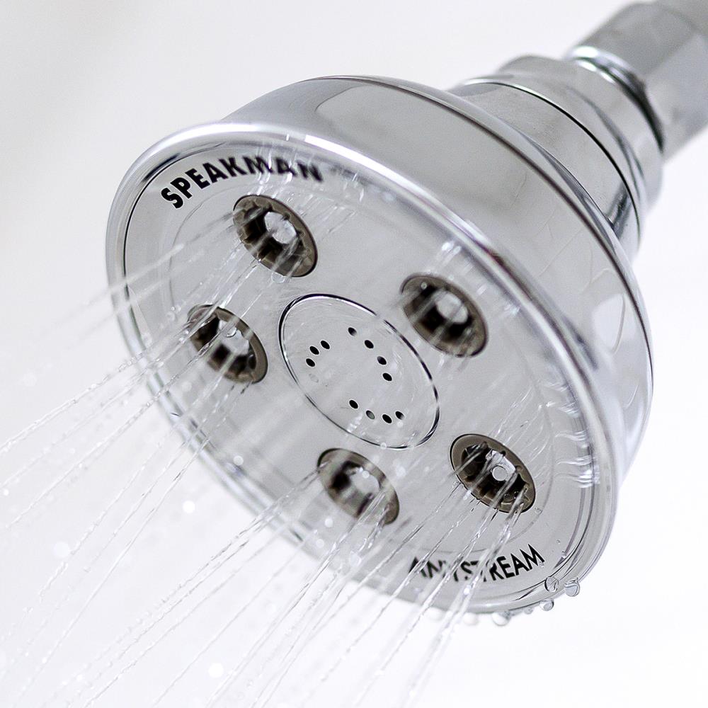 Classic Chrome Pulse Multi-Head Handheld Showerhead
