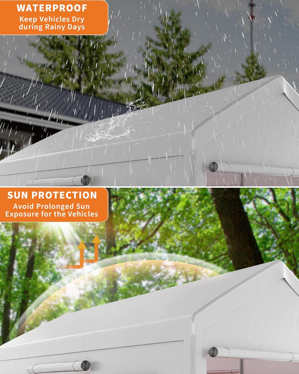 Qeetex DYQ-PHO-14CYTRWC Carport-Covers - View #4