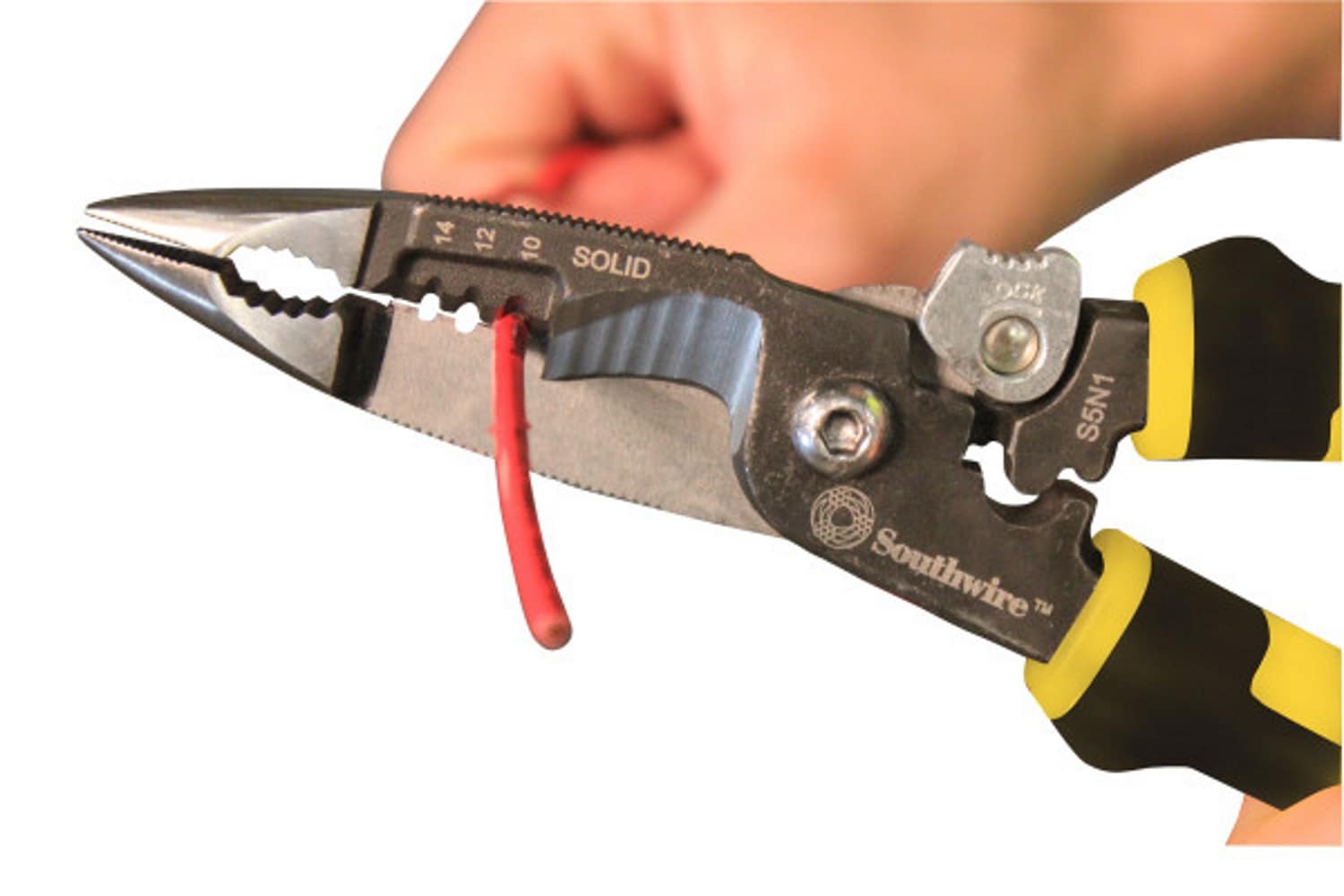 Southwire Multi-tool, 10-14 Awg Solid In The Wire Strippers, Crimpers 