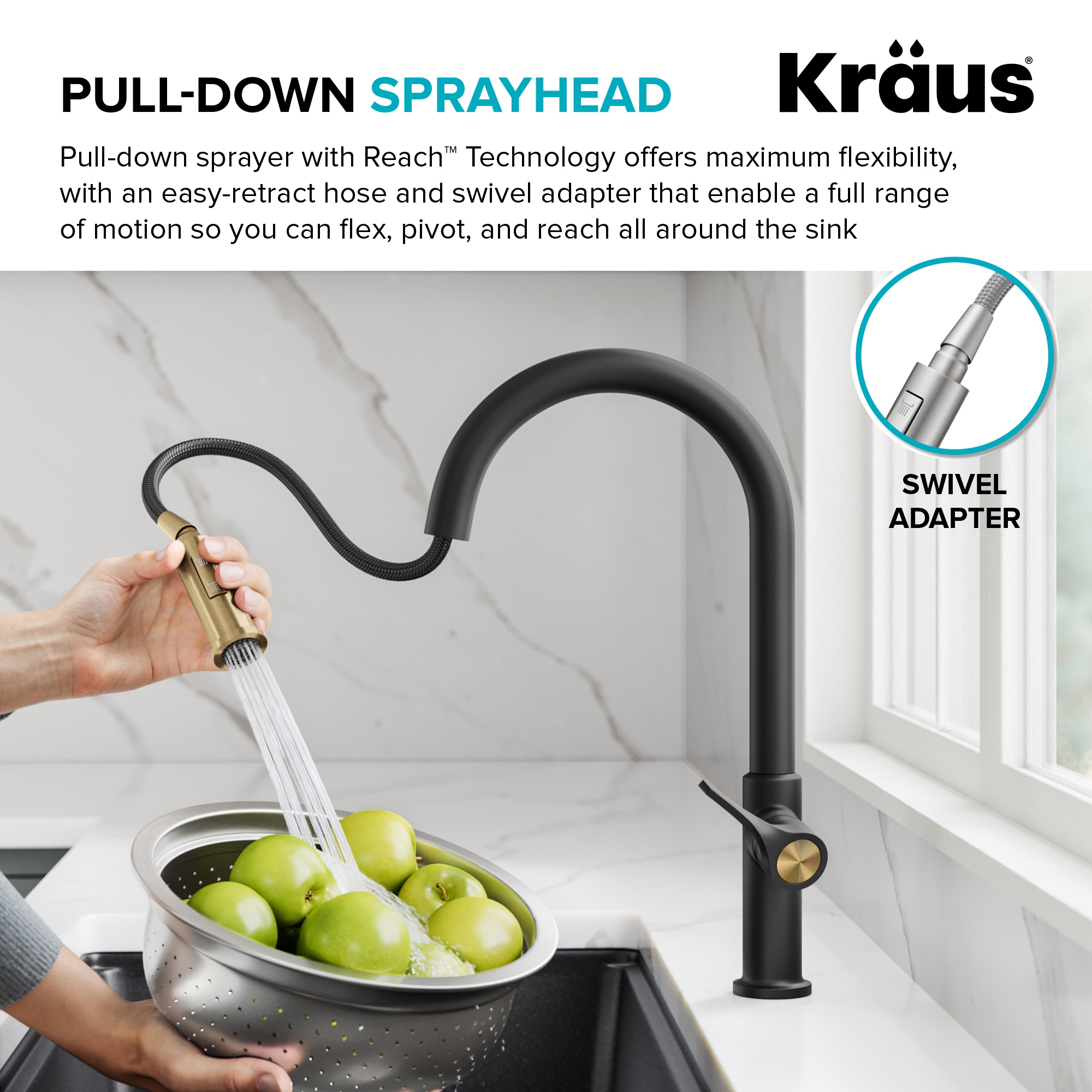 Kraus KPF-2840SFS Kitchen-Faucets - View #8