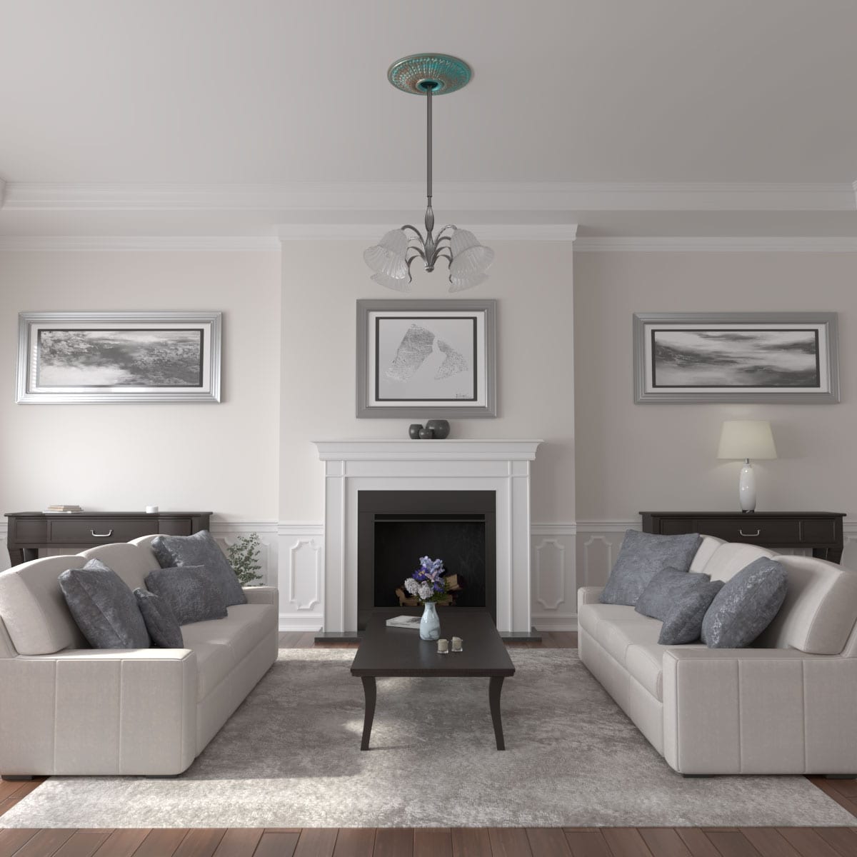 Ekena Millwork CM23MOCGS Ceiling-Medallions - View #4