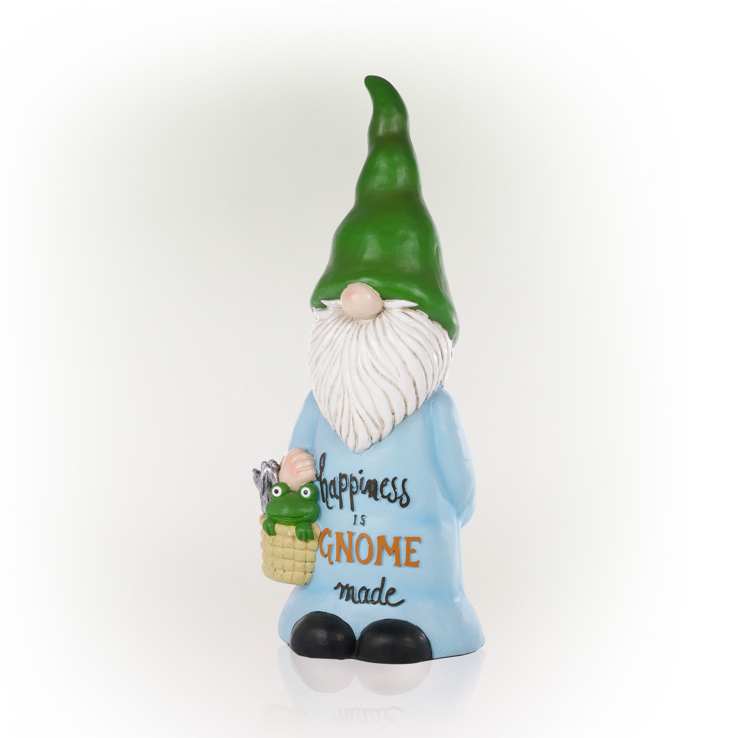 Alpine Corporation 24-in H x 7-in W Multiple Colors/Finishes Gnome Garden  Statue at