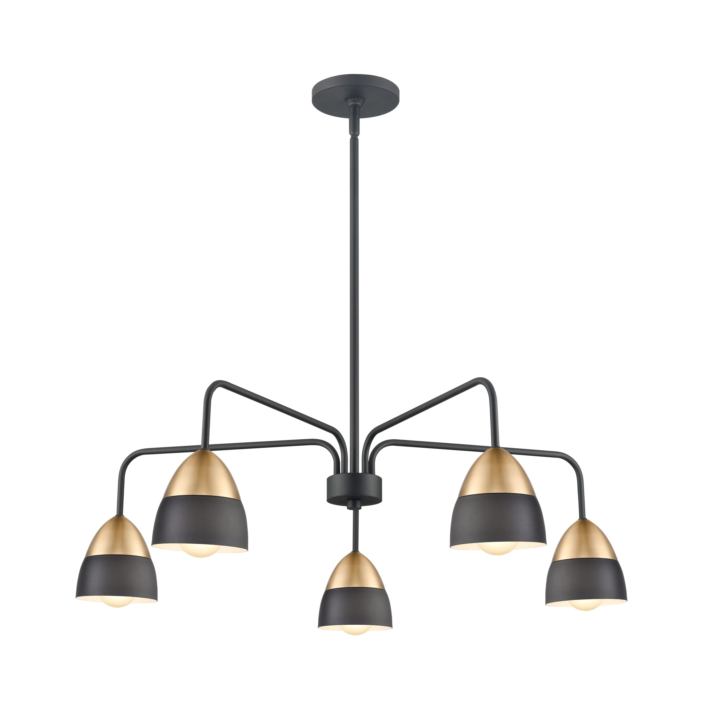 Westmore by ELK Lighting LW-202302010040 Hills Distressed Black Modern/contemporary For Use in Bedrooms, Dining Rooms, Foyers, Kitchens, Living Rooms Chandelier