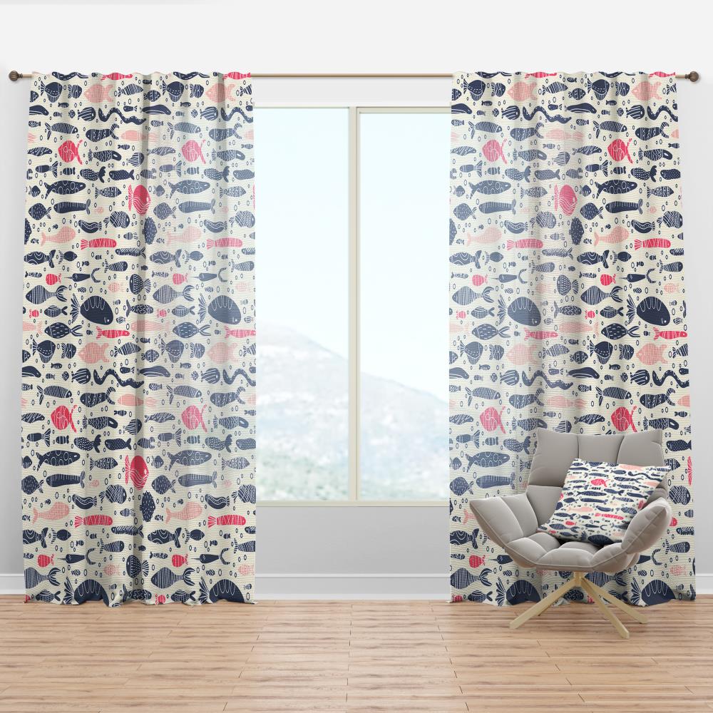 Designart CTN18730-52-120 120-Inches Ivory and Cream Room darkening Thermal lined Rod pocket Single curtain panel