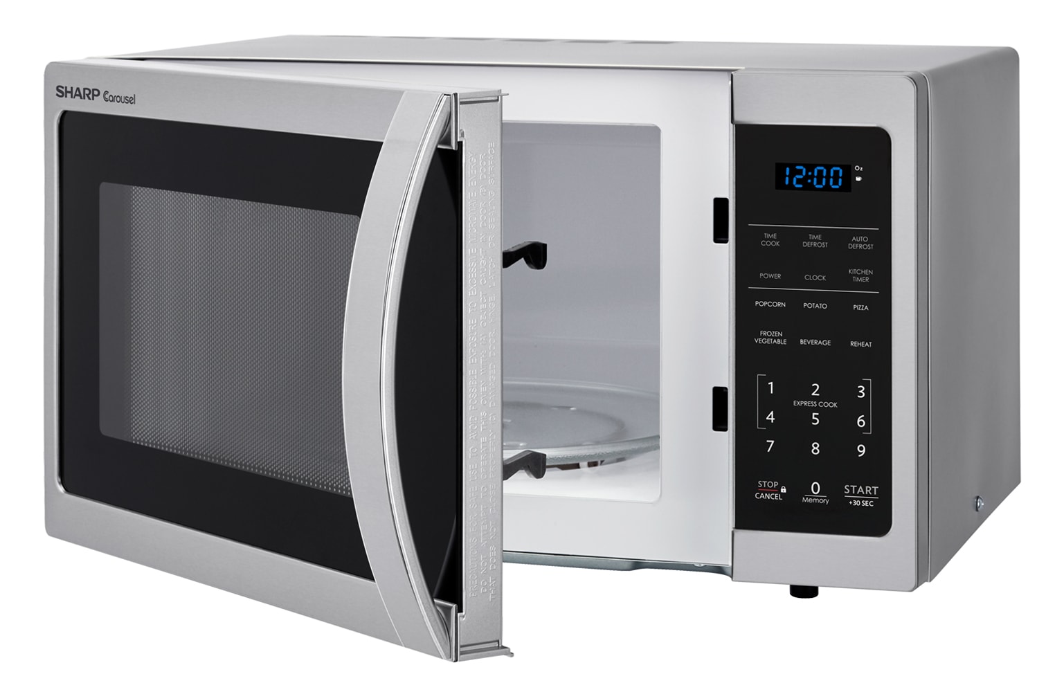Sharp Carousel 1.3-cubic foot 1000-watt White Countertop Microwave Oven -  Bed Bath & Beyond - 12099503