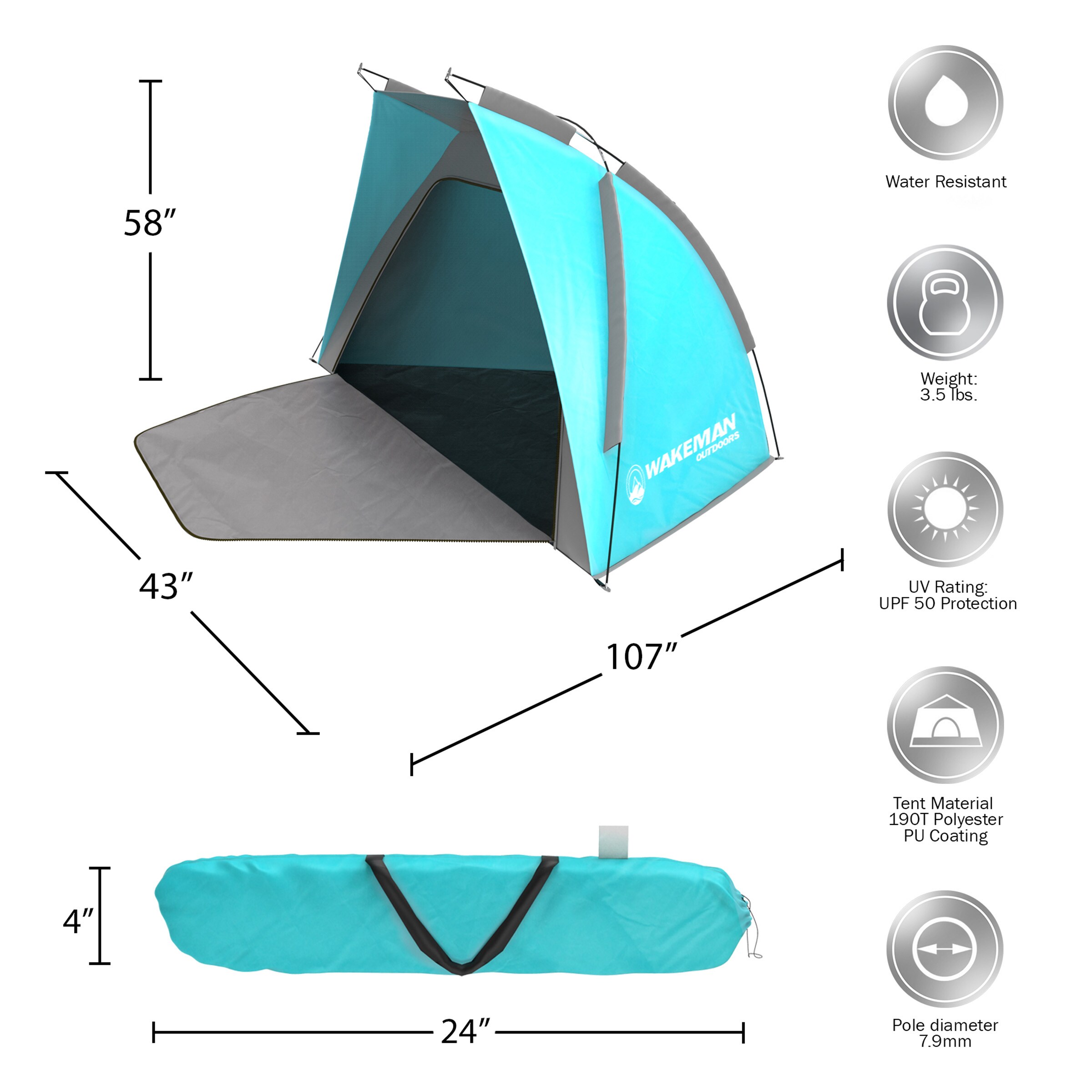 Wakeman 75-CMP1083 tents - View #2