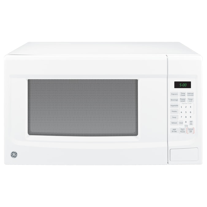 GE 1.4-cu ft 1100-Watt Countertop Microwave (White) in the Countertop