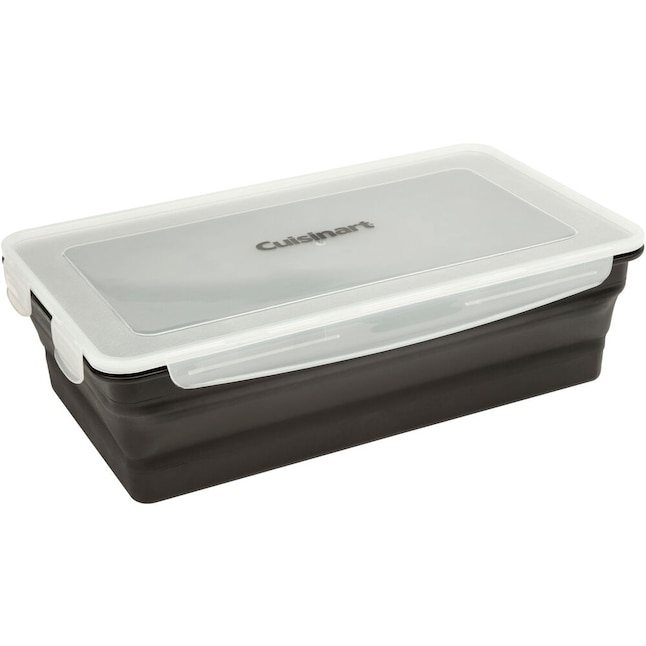 Cuisinart XL Collapsible Marinade Container Multisize Silicone Bpa-free  Reusable Food Storage Container with Lid in the Food Storage Containers  department at