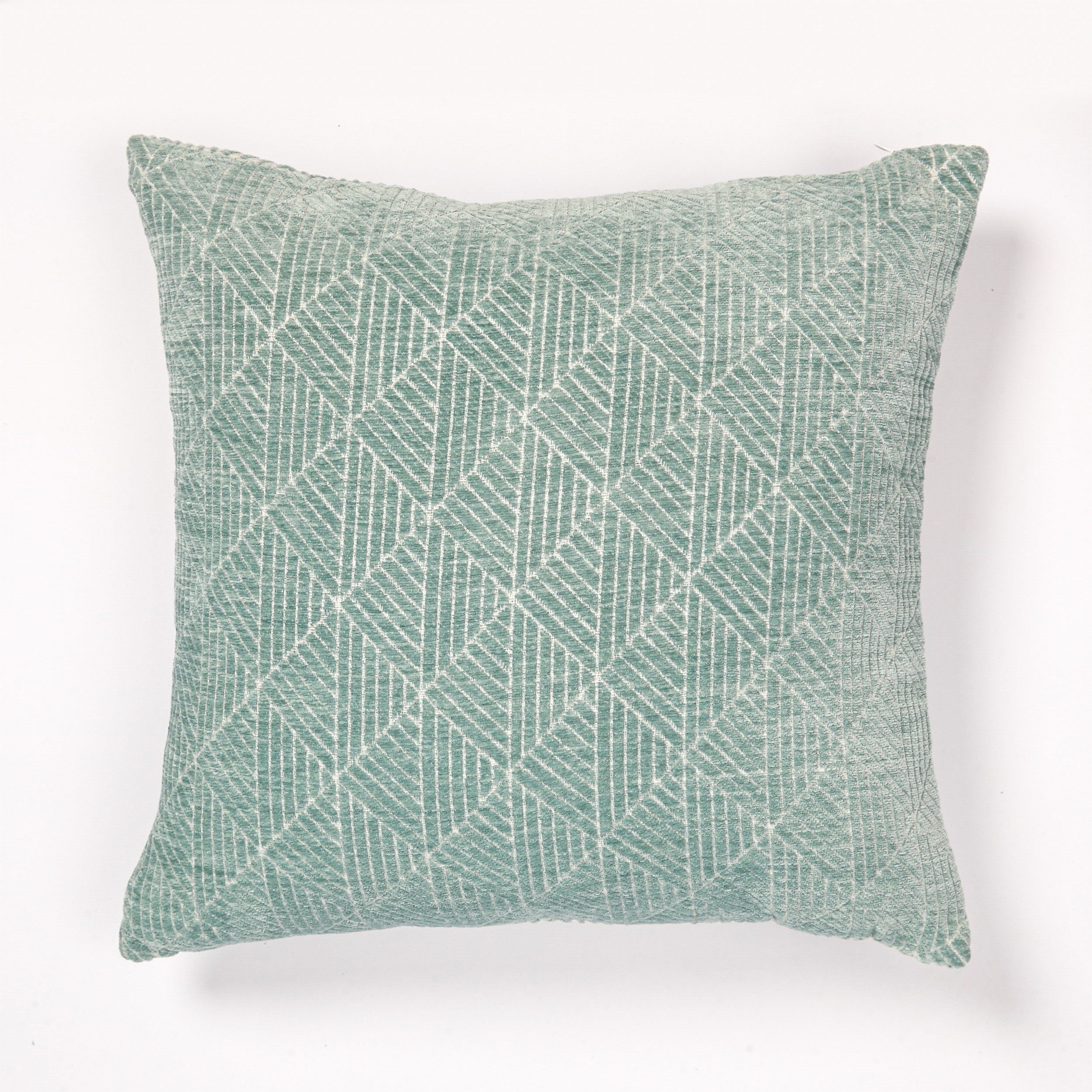Freshmint 18" Geometric Chenille Reversible Throw Pillow