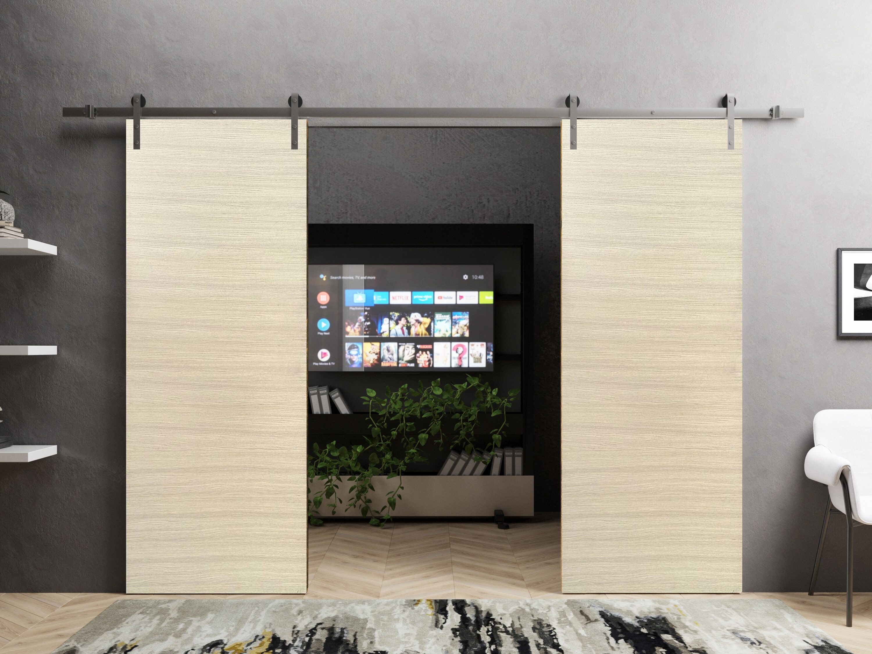 SARTODOORS PLANUM0010DBSSHP8484 Barn-Doors - View #2