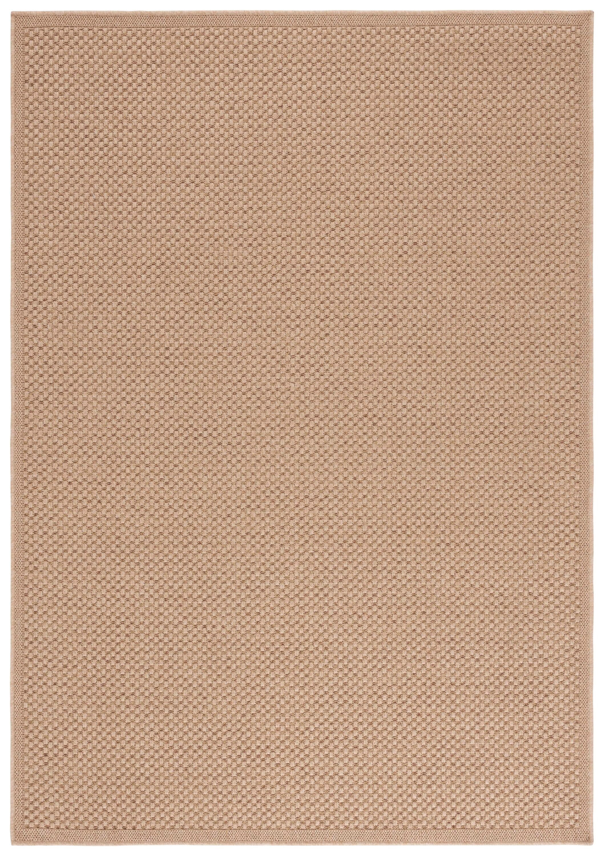 Safavieh ATM100B-8 8 x 10 (ft) Loomed Polyester/Polypropylene Beige Rectangular Indoor/Outdoor Solid Mid-Century Modern Area rug