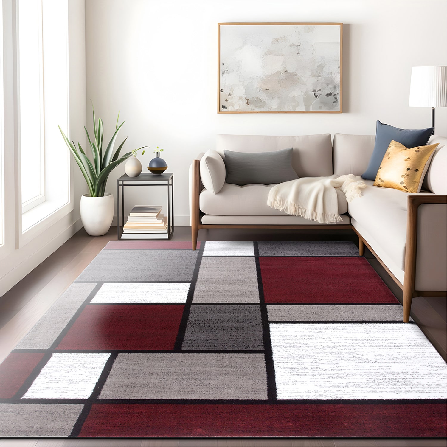 World Rug Gallery 106 RED 5X8 rugs - View #6