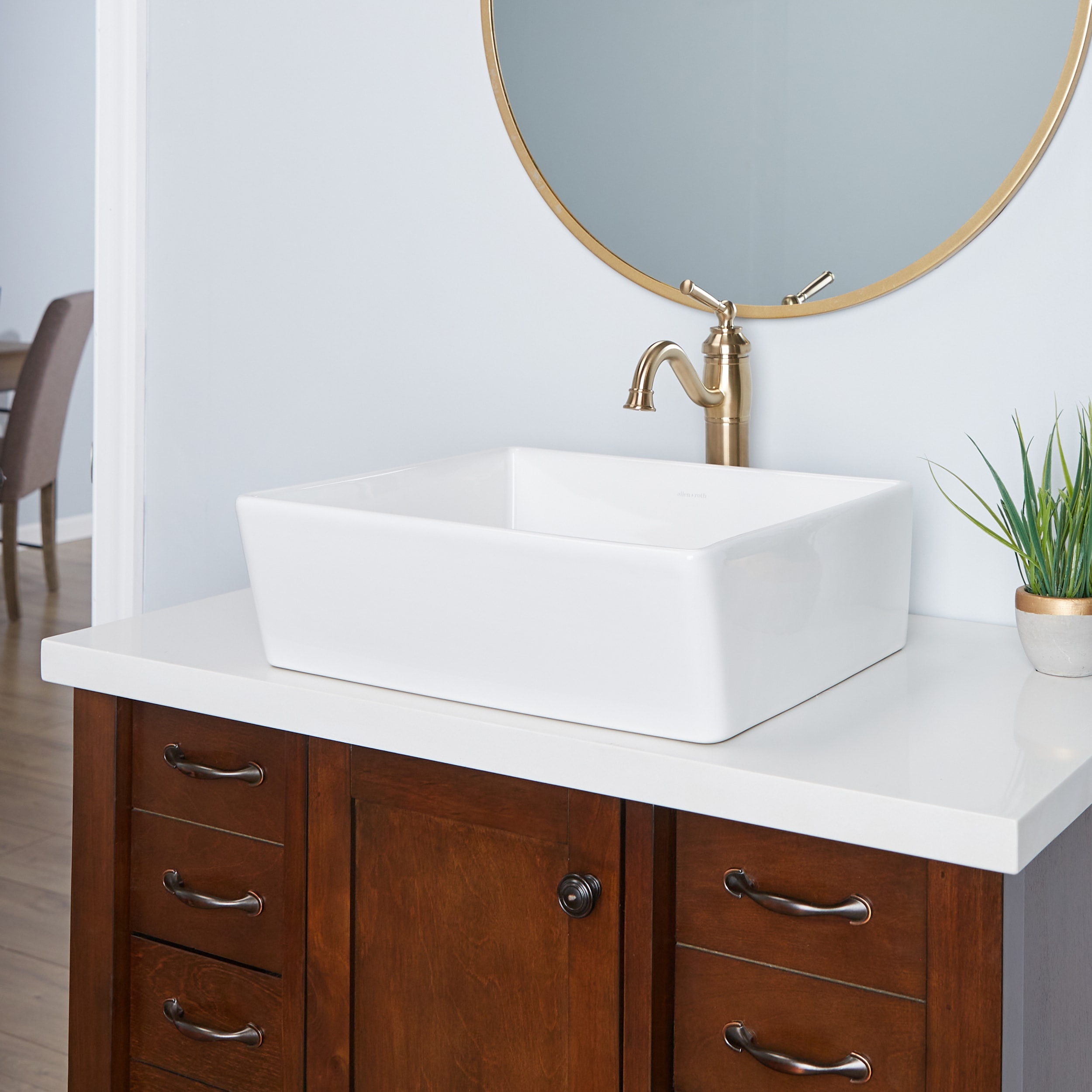 allen + roth 72-BVF11-BRZ-AR Lavatory-Faucets - View #5