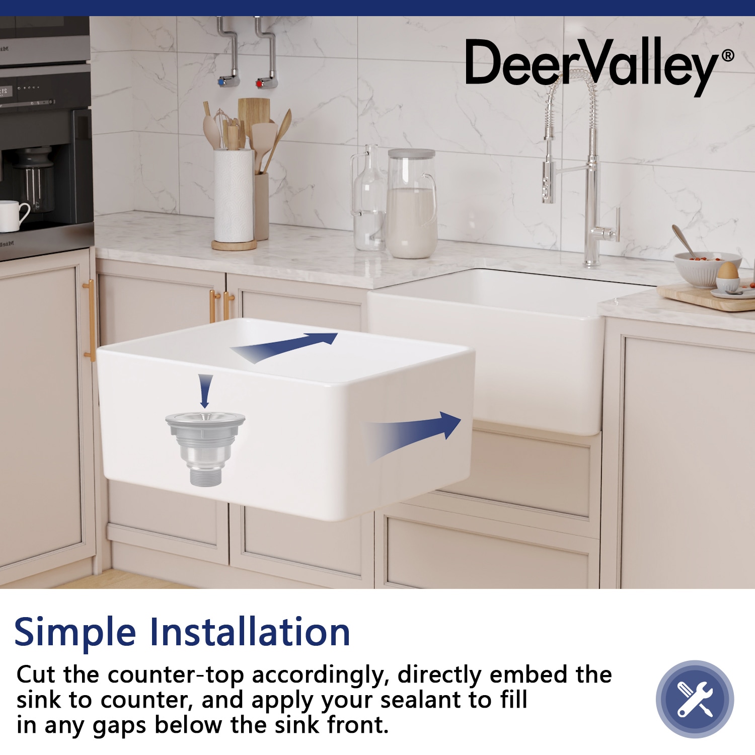 DeerValley DV-1K501 Kitchen-Sinks - View #3