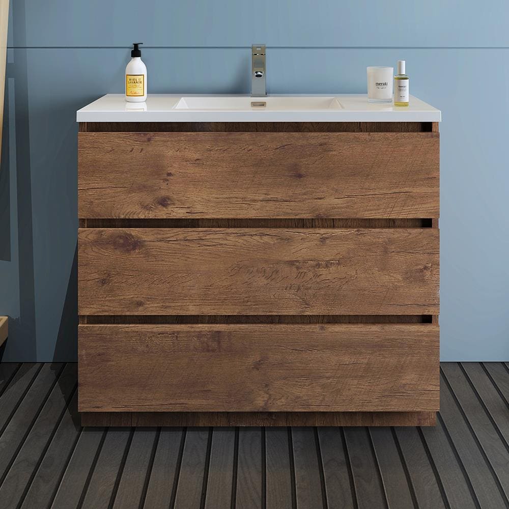 Fresca FCB9342RW-I Bath-Vanity-Combo - View #4