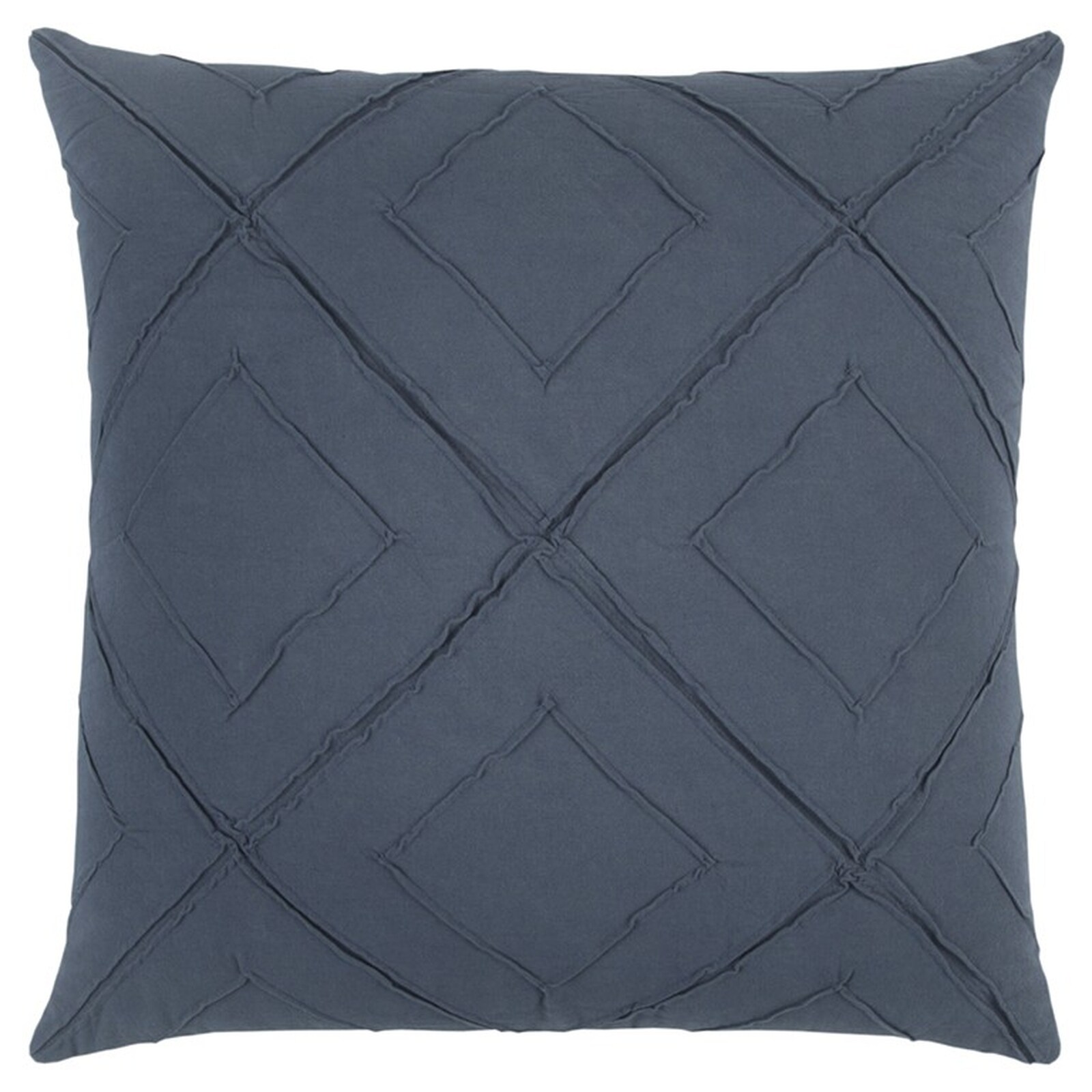 HomeRoots 4000403276 20-in x 20-in Indigo Square Indoor Decorative Pillow