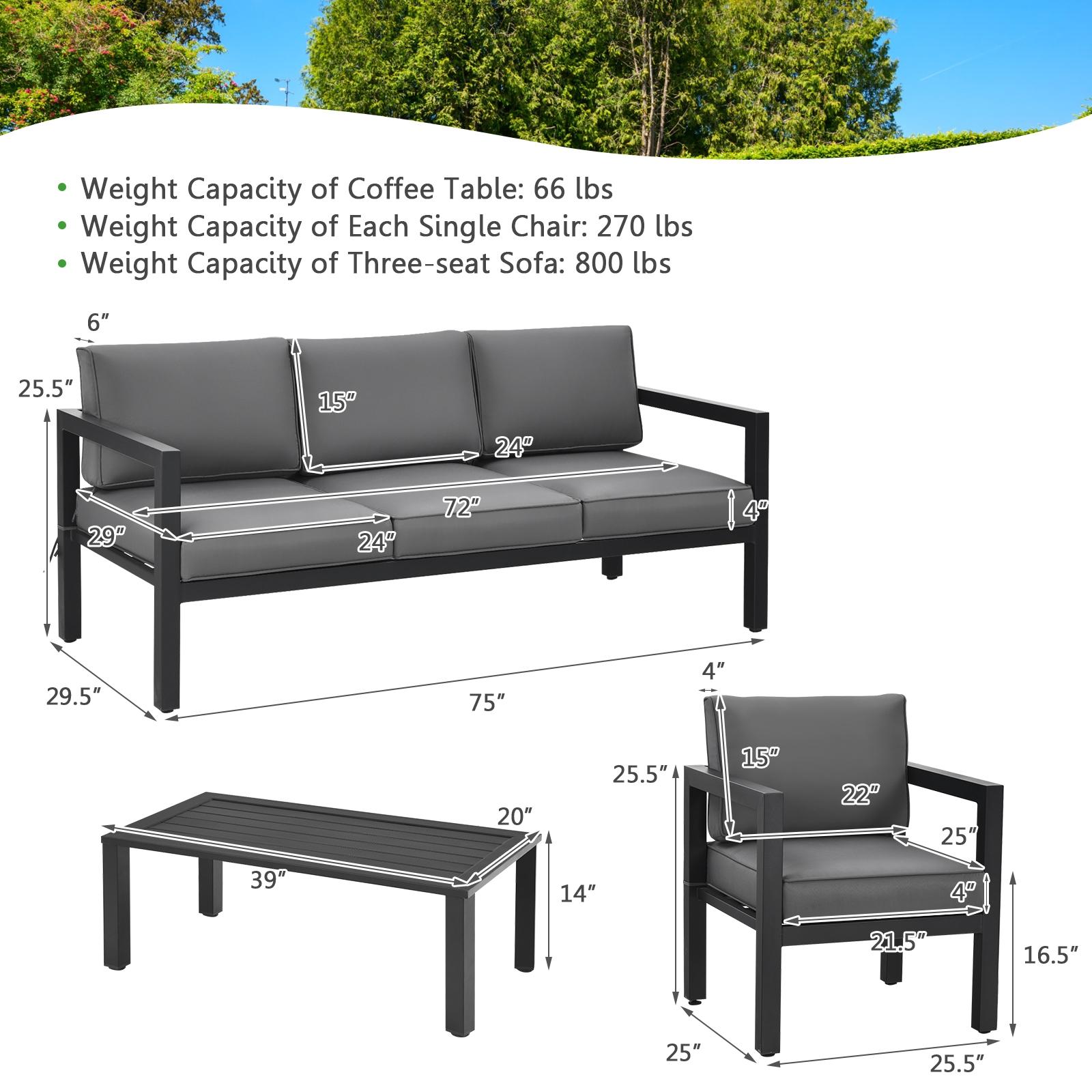 BABOOM BOM-0109WL-CO Patio-Conversation-Sets - View #6