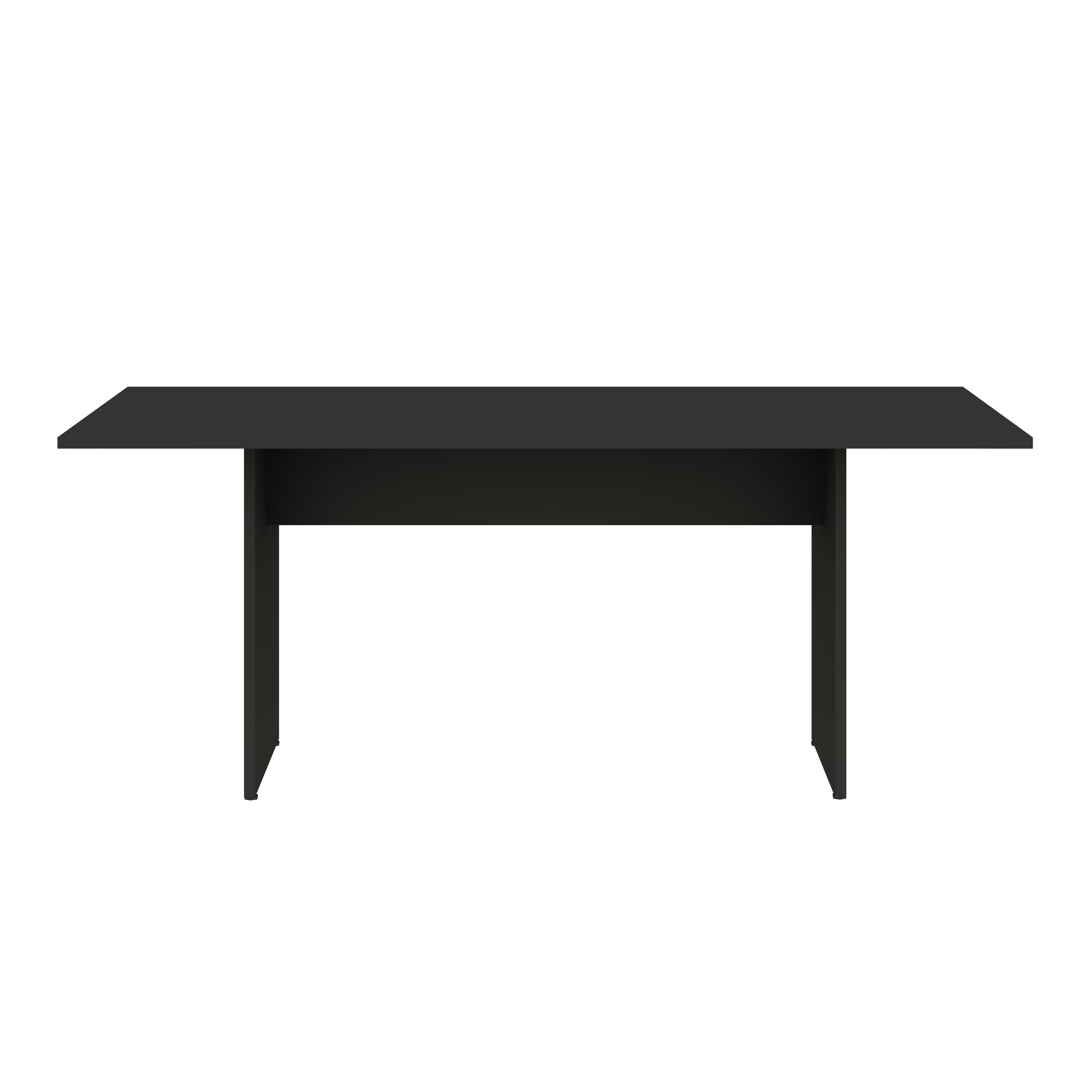 67.91" Gray MDF Modern Rectangular Dining Table