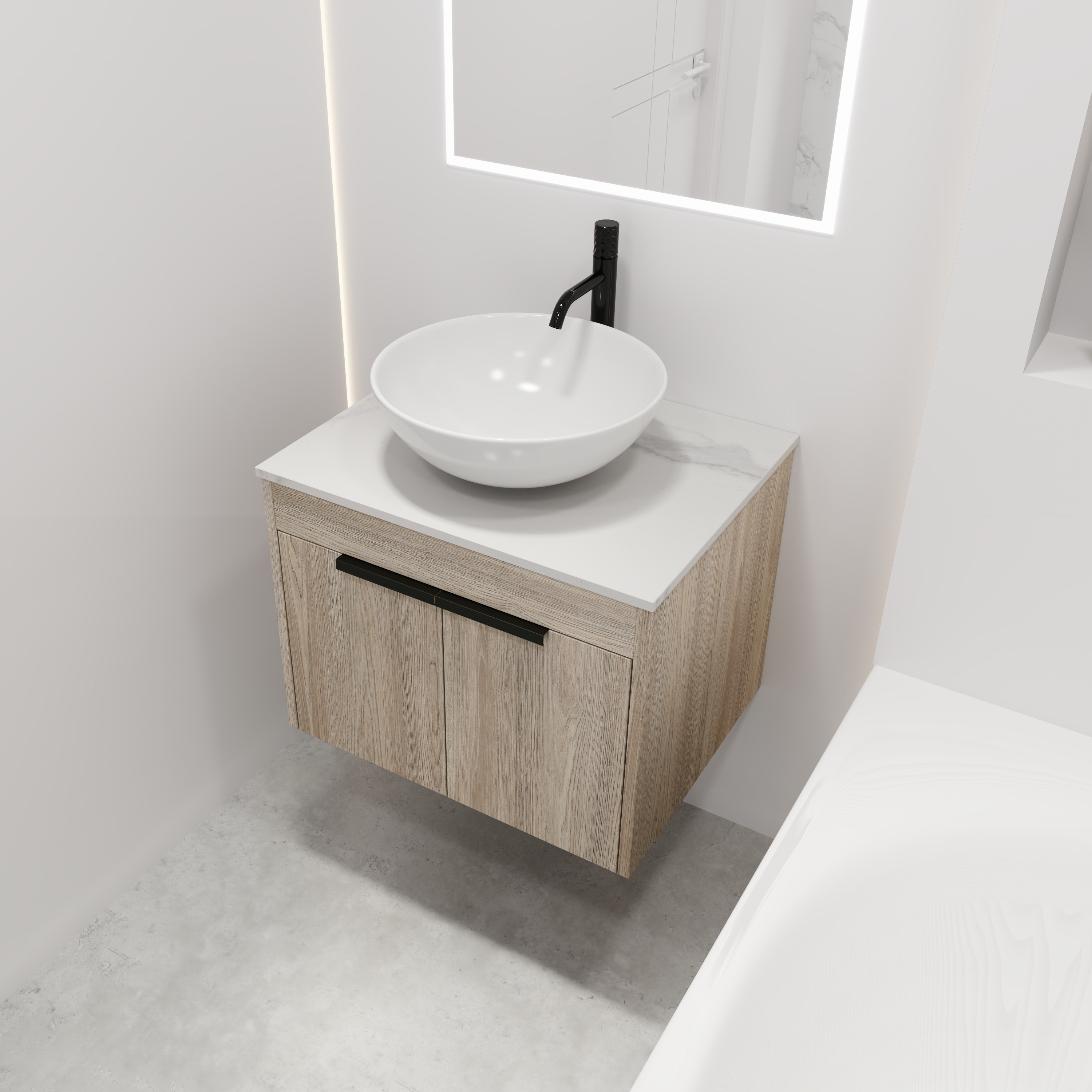 WELLFOR GLEM-S00015 Bath-Vanity-Combo - View #11